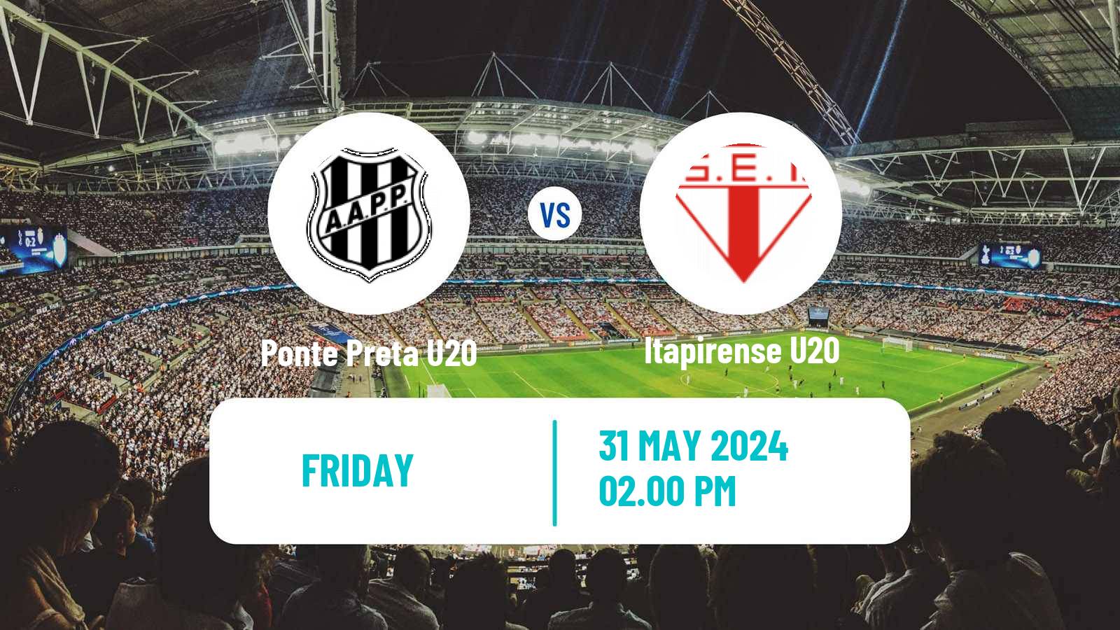 Soccer Brazilian Paulista U20 Ponte Preta U20 - Itapirense U20