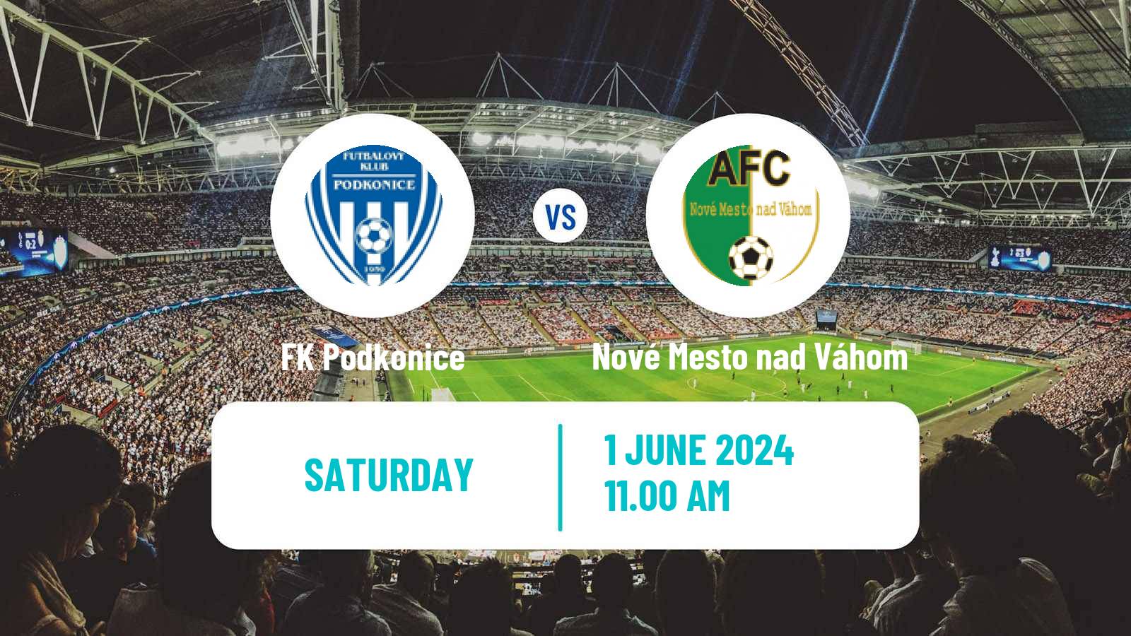 Soccer Slovak 3 Liga West Podkonice - Nové Mesto nad Váhom