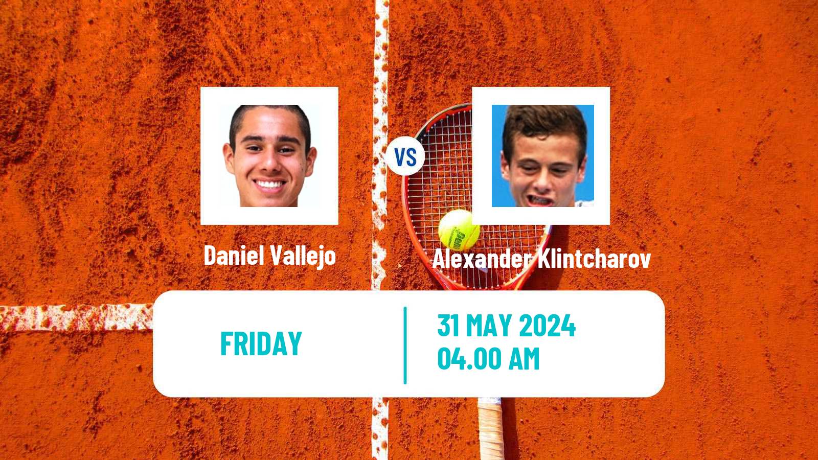 Tennis ITF M25 Carnac Men Daniel Vallejo - Alexander Klintcharov