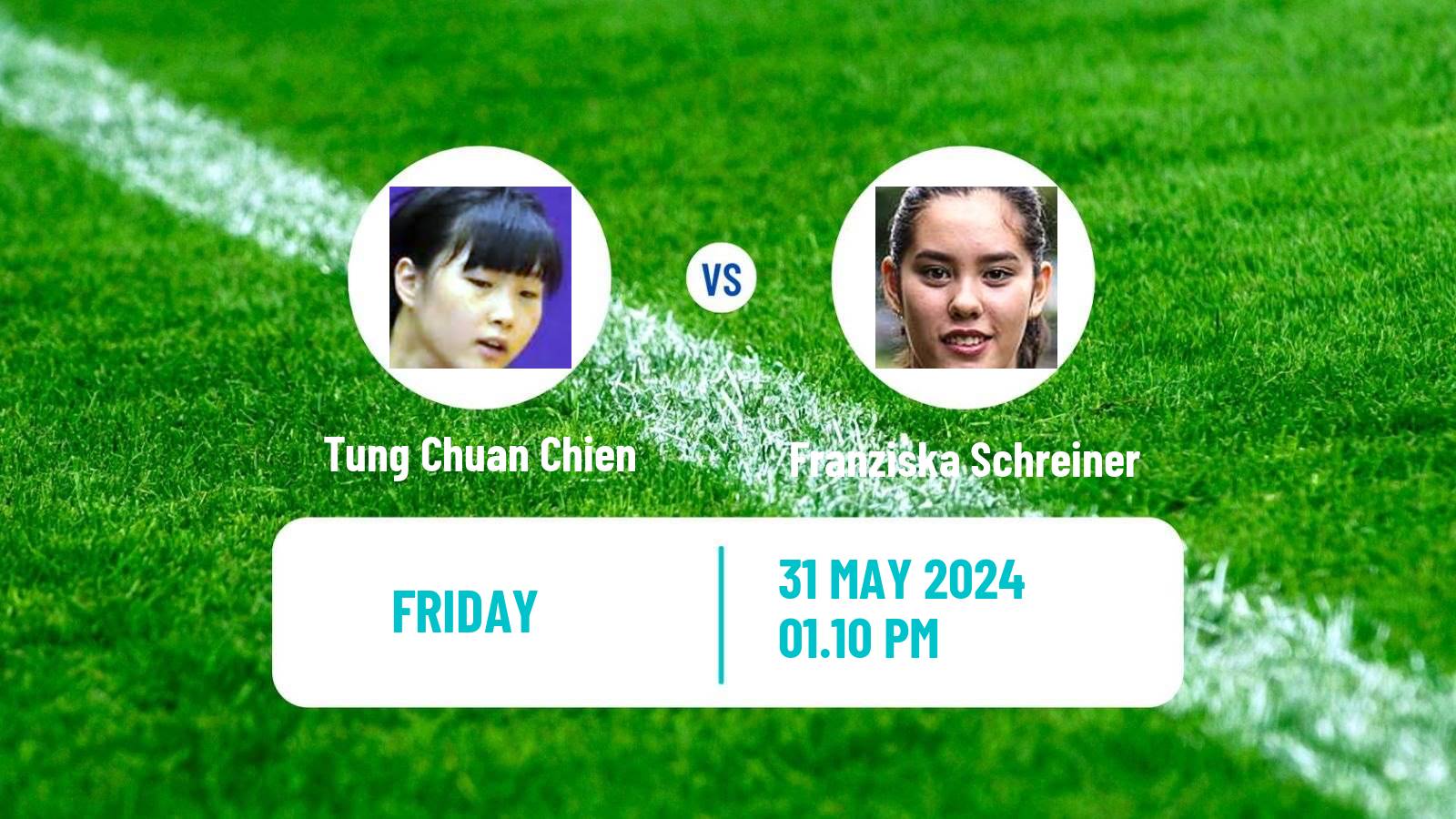 Table tennis Wtt Contender Mendoza Women Tung Chuan Chien - Franziska Schreiner