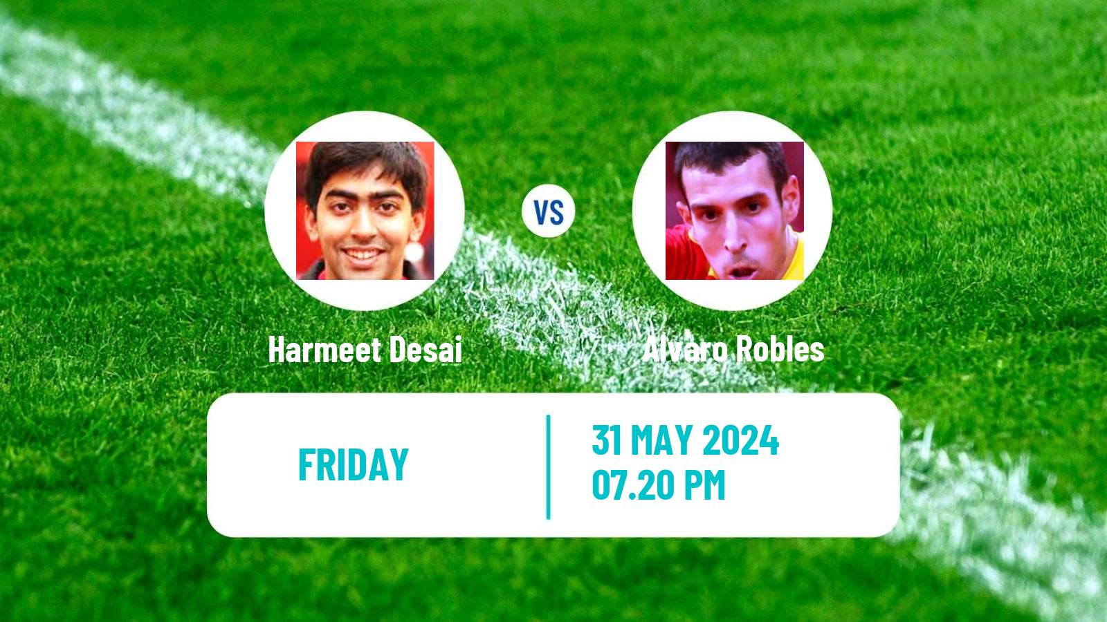 Table tennis Wtt Contender Mendoza Men Harmeet Desai - Alvaro Robles