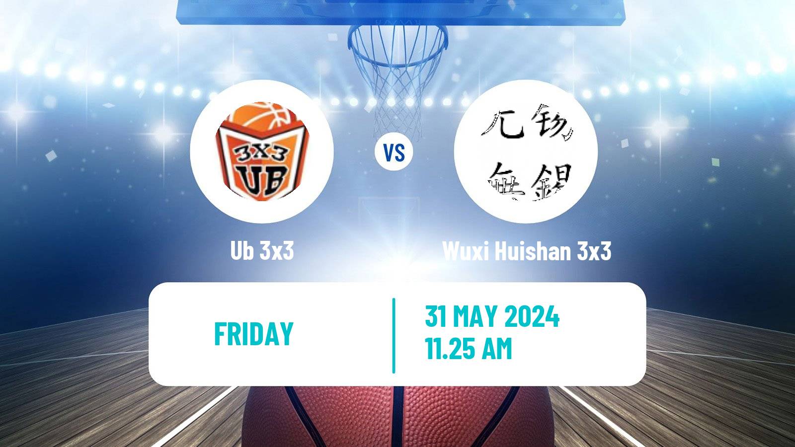Basketball World Tour Marseille 3x3 Ub 3x3 - Wuxi Huishan 3x3