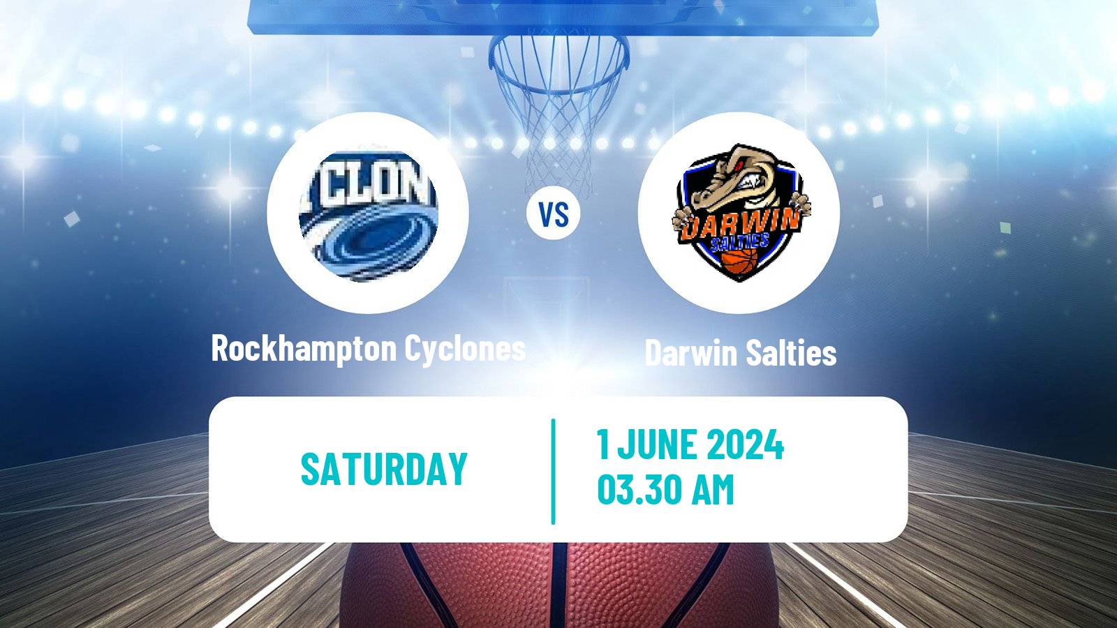 Basketball Australian NBL1 North Women Rockhampton Cyclones - Darwin Salties
