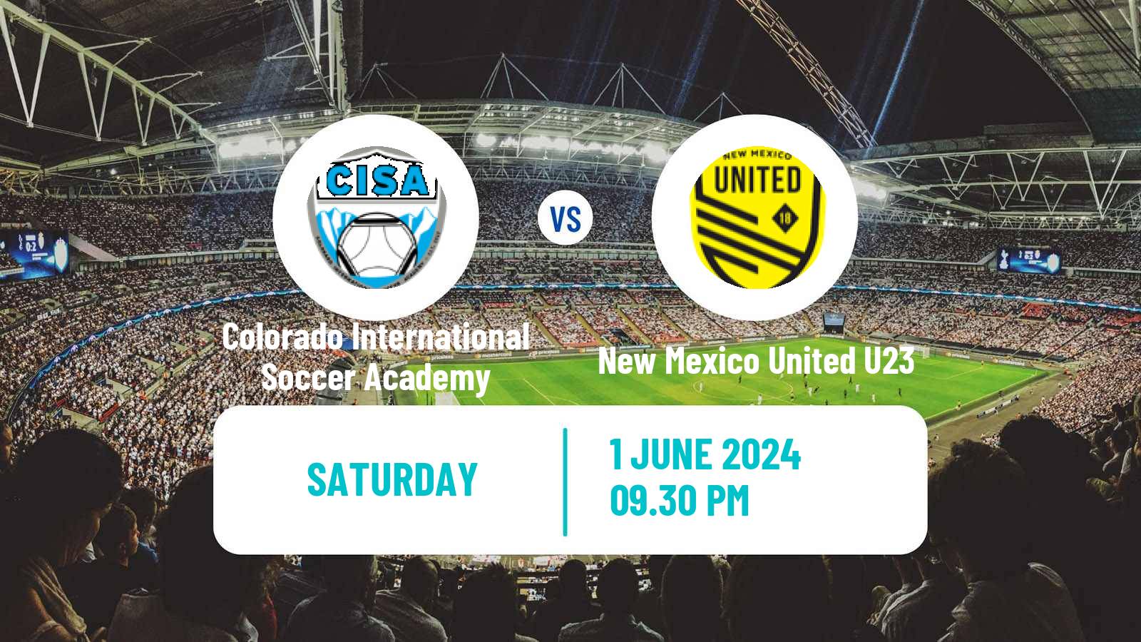 Soccer USL League Two Colorado International Soccer Academy - New Mexico United U23