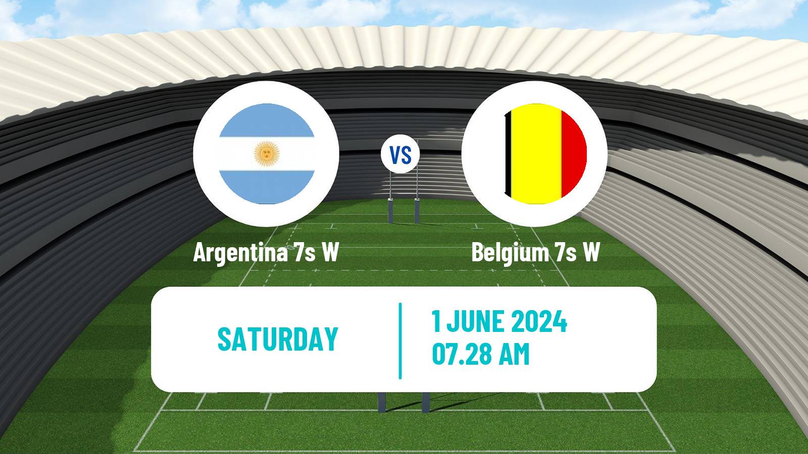 Rugby union Sevens World Series Women - Spain Argentina 7s W - Belgium 7s W