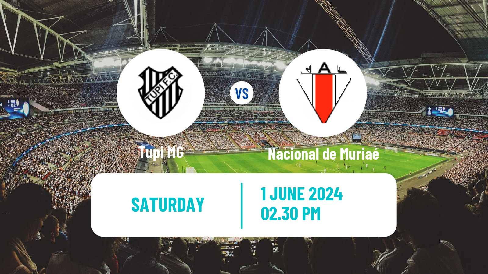 Soccer Brazilian Campeonato Mineiro 2 Tupi MG - Nacional de Muriaé