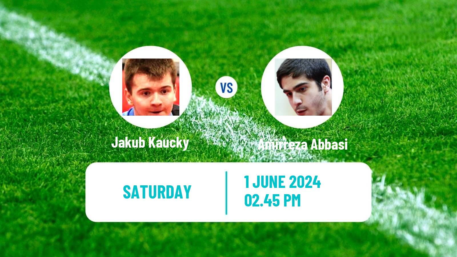 Table tennis Tt Star Series Men Jakub Kaucky - Amirreza Abbasi