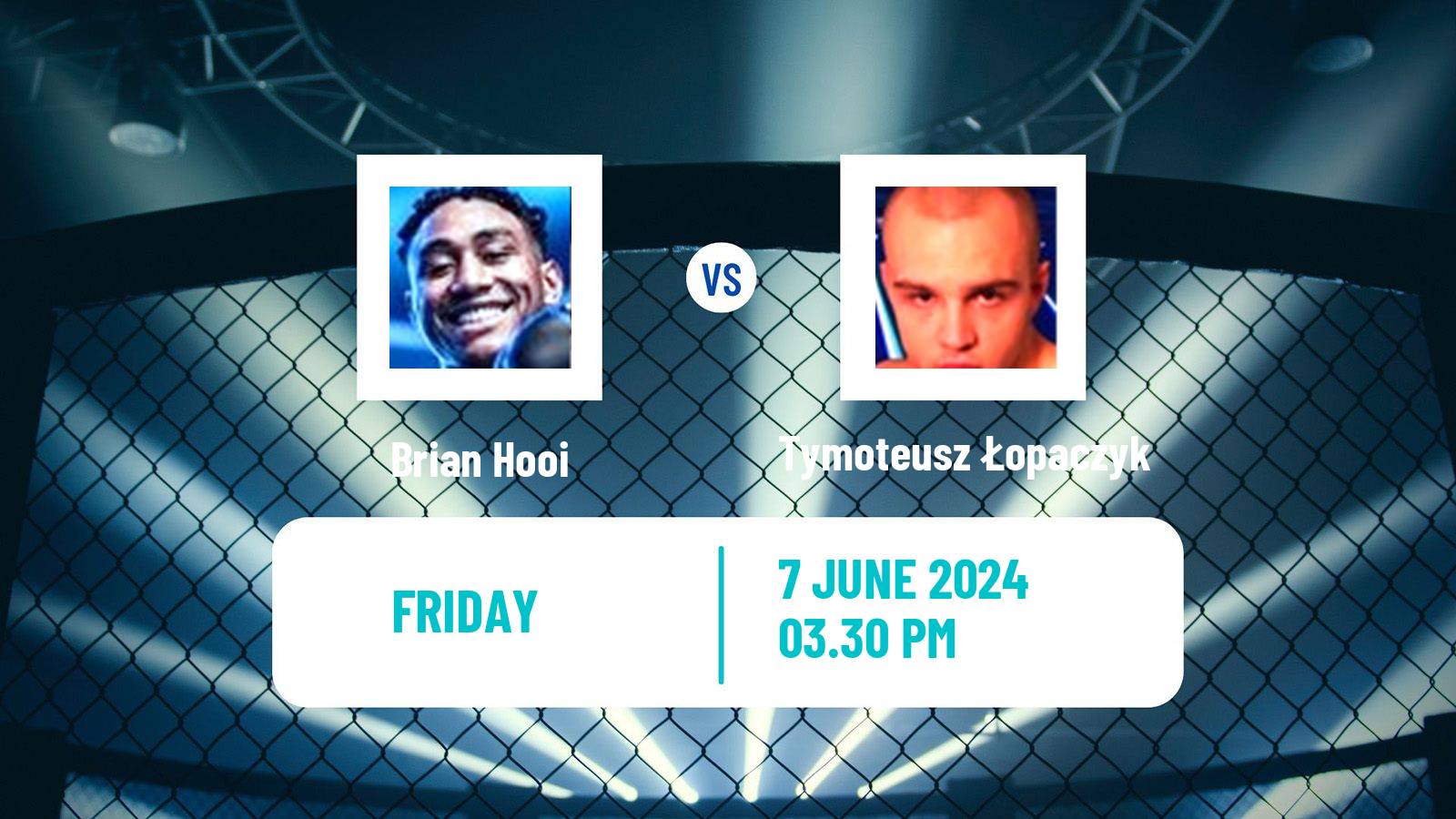 MMA Welterweight Ksw Men Brian Hooi - Tymoteusz Łopaczyk