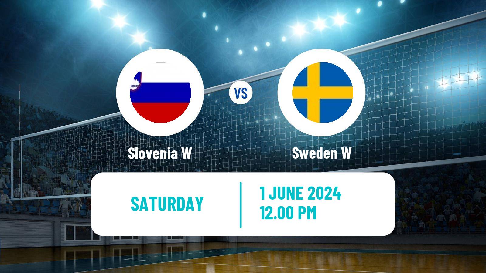 Volleyball Golden European League Volleyball Women Slovenia W - Sweden W