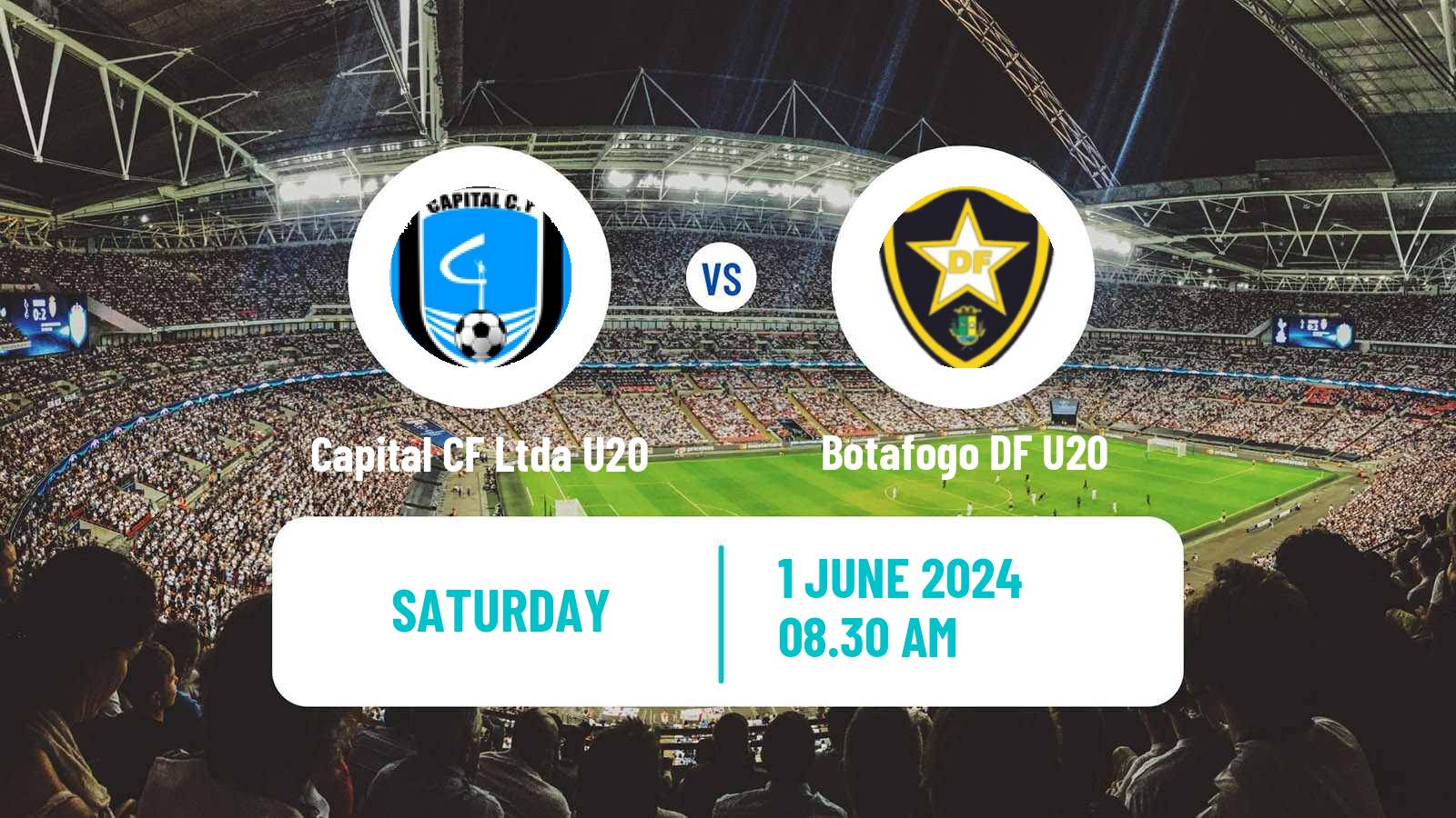 Soccer Brazilian Brasiliense U20 Capital CF Ltda U20 - Botafogo DF U20
