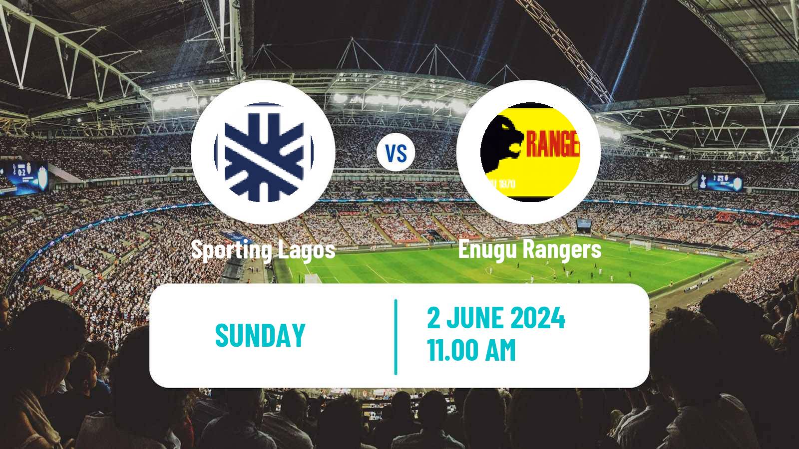 Football Nigerian Premier League Sporting Lagos - Enugu Rangers