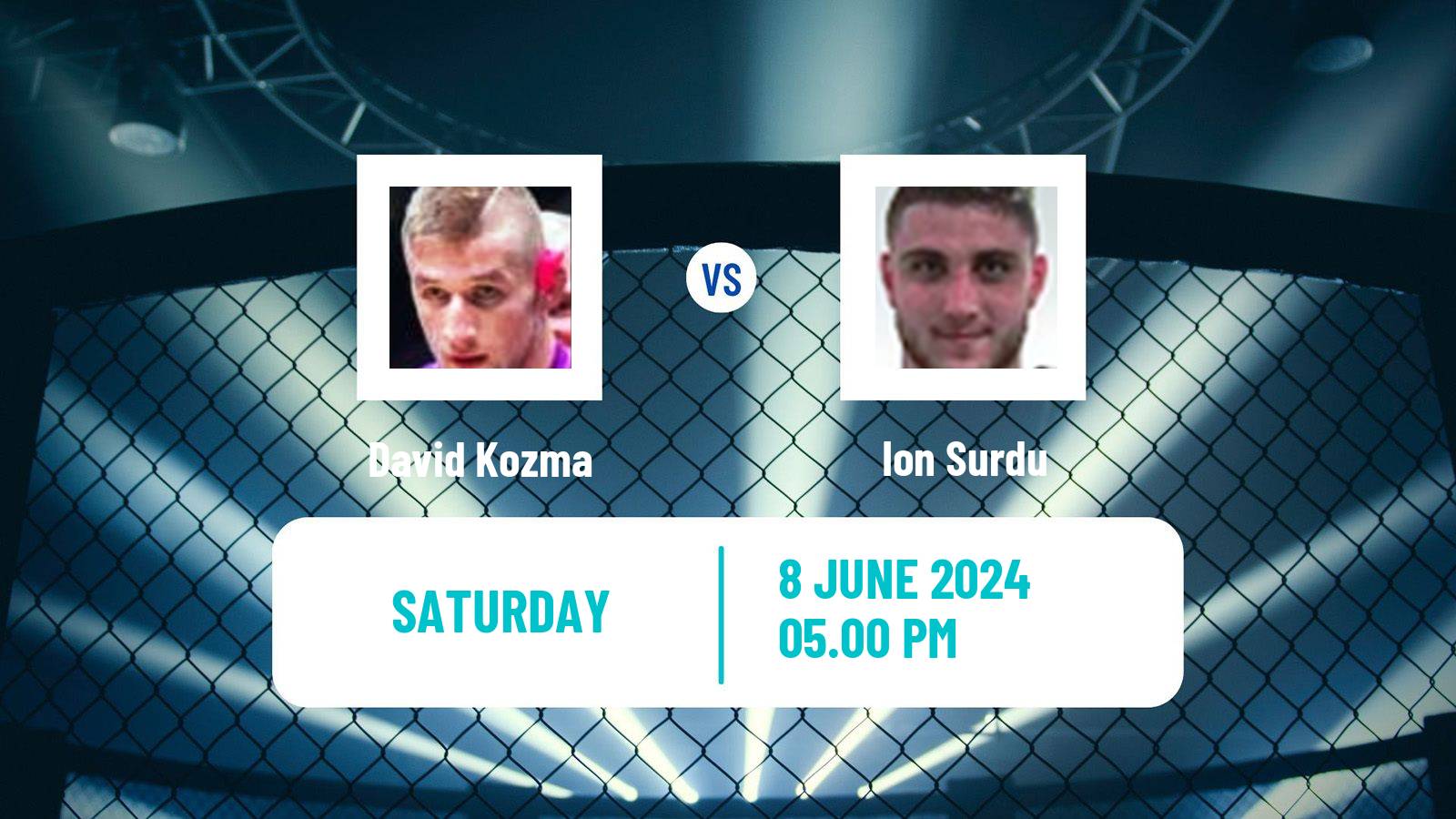 MMA Welterweight Oktagon Tournament Men David Kozma - Ion Surdu