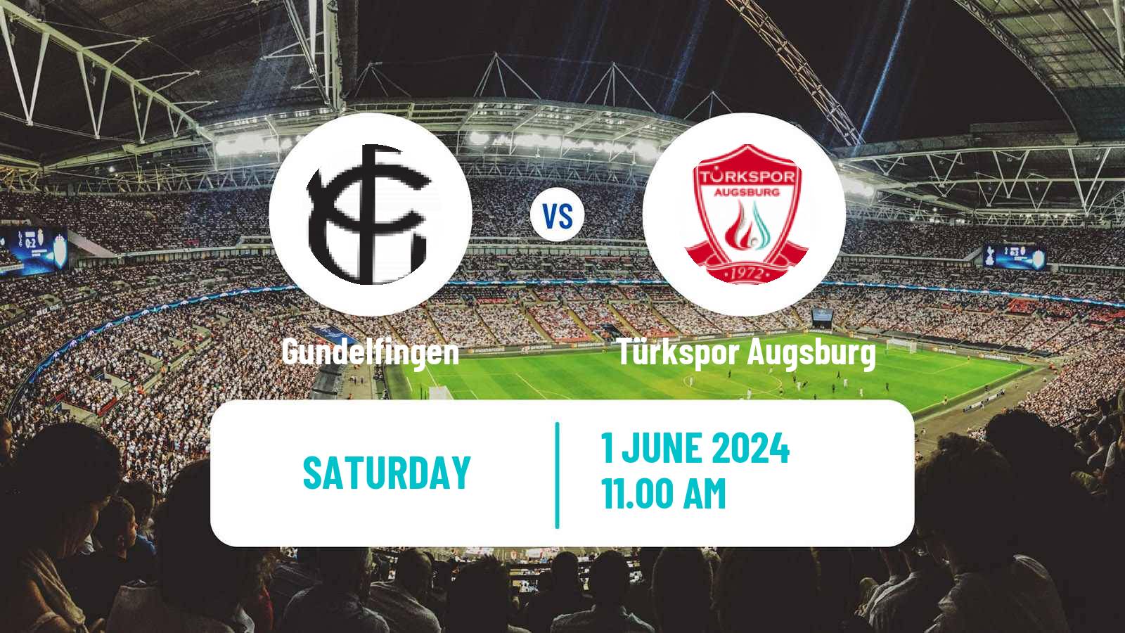 Soccer German Oberliga Bayern Nord Gundelfingen - Türkspor Augsburg