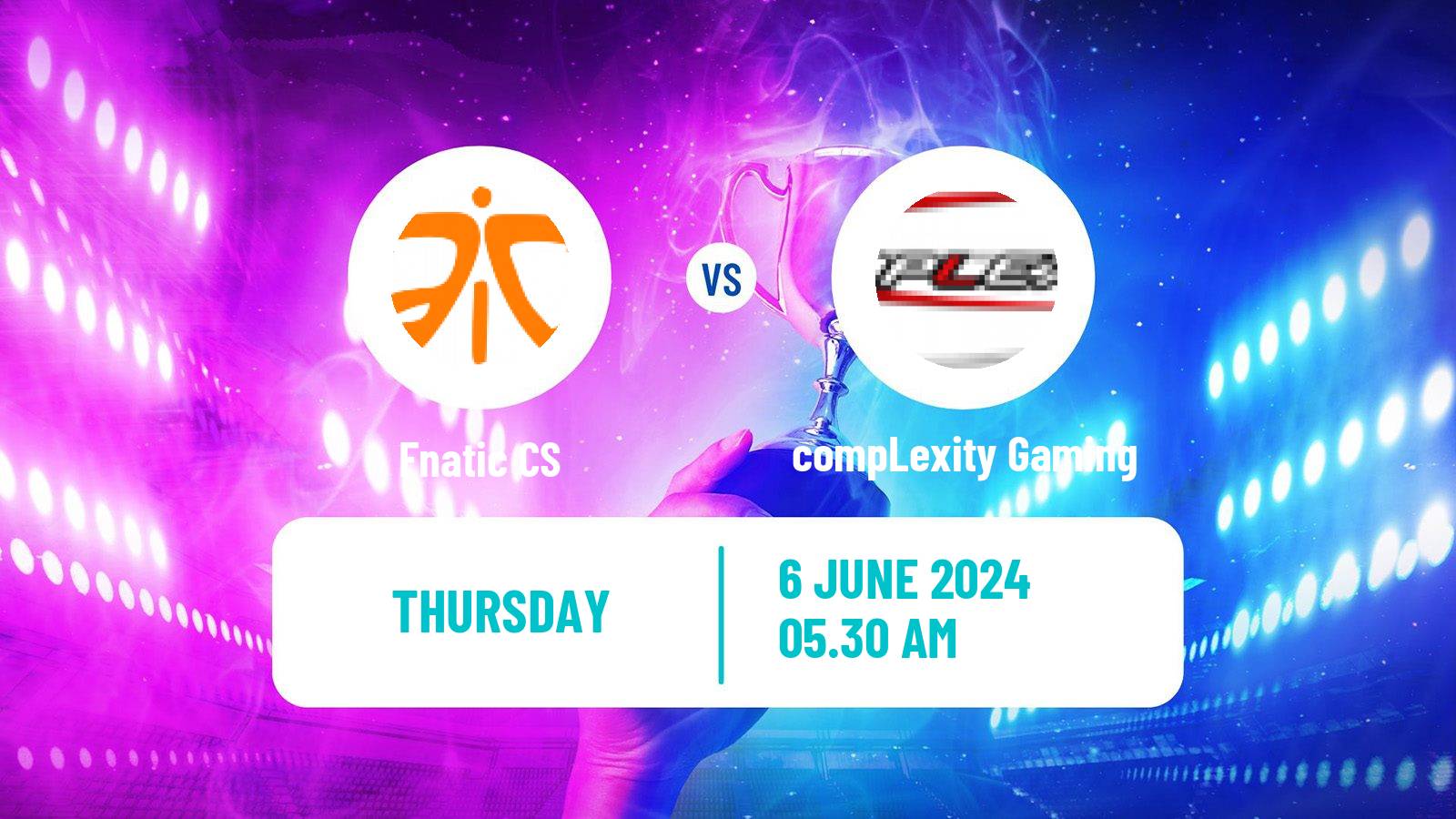 Esports Counter Strike Yalla Compass Fnatic - compLexity Gaming