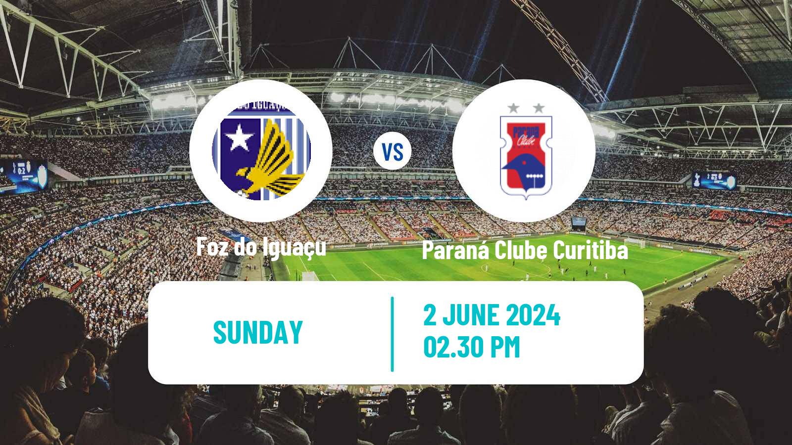 Soccer Brazilian Campeonato Paranaense 2 Foz do Iguaçu - Paraná Clube Curitiba
