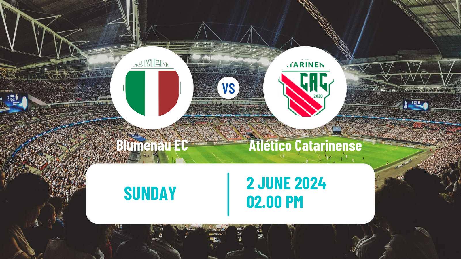 Soccer Brazilian Campeonato Catarinense 2 Blumenau - Atlético Catarinense