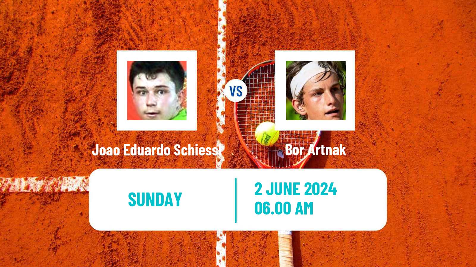 Tennis ITF M15 Vrhnika Men Joao Eduardo Schiessl - Bor Artnak