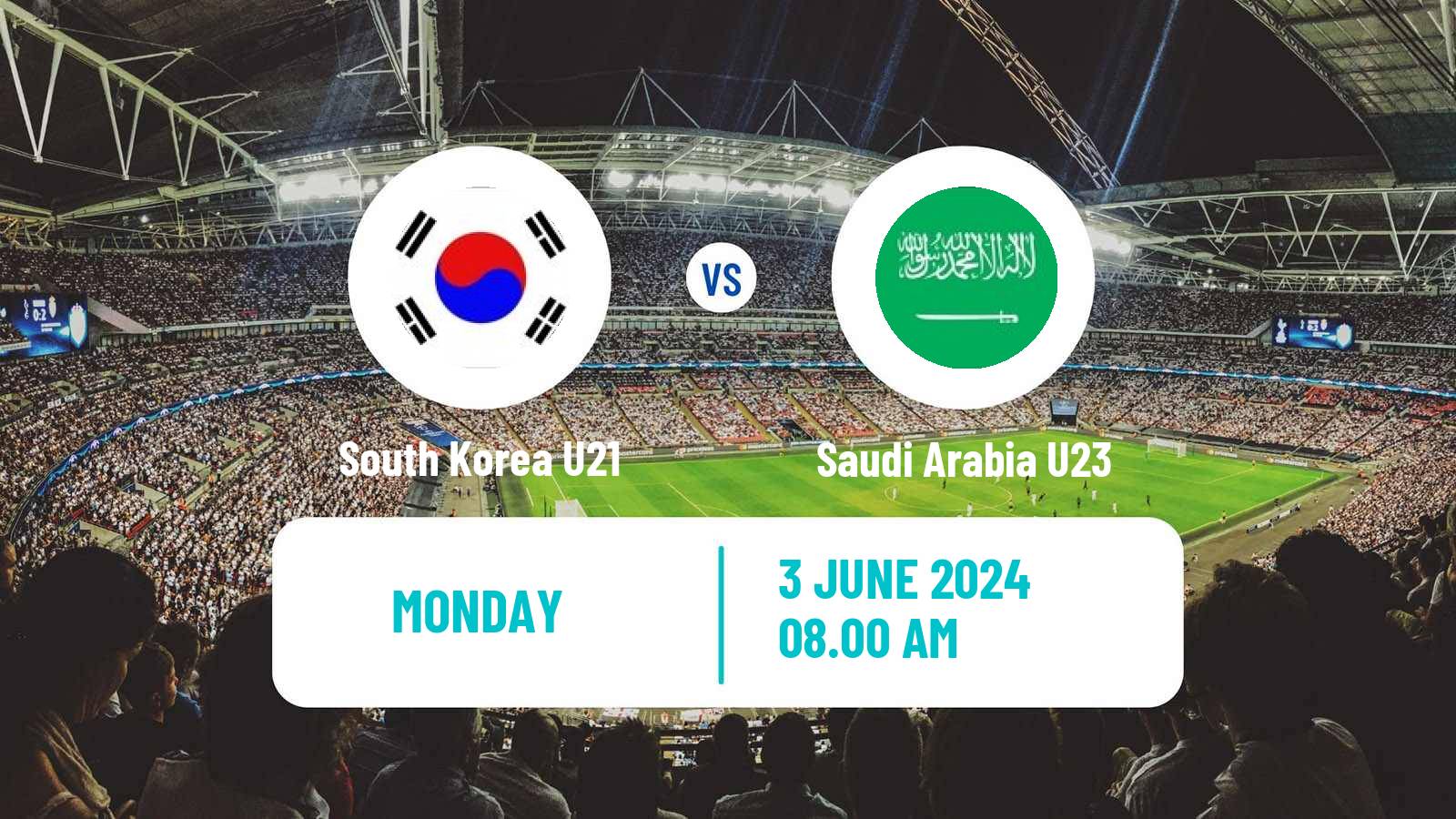 Soccer Maurice Revello Tournament South Korea U21 - Saudi Arabia U23