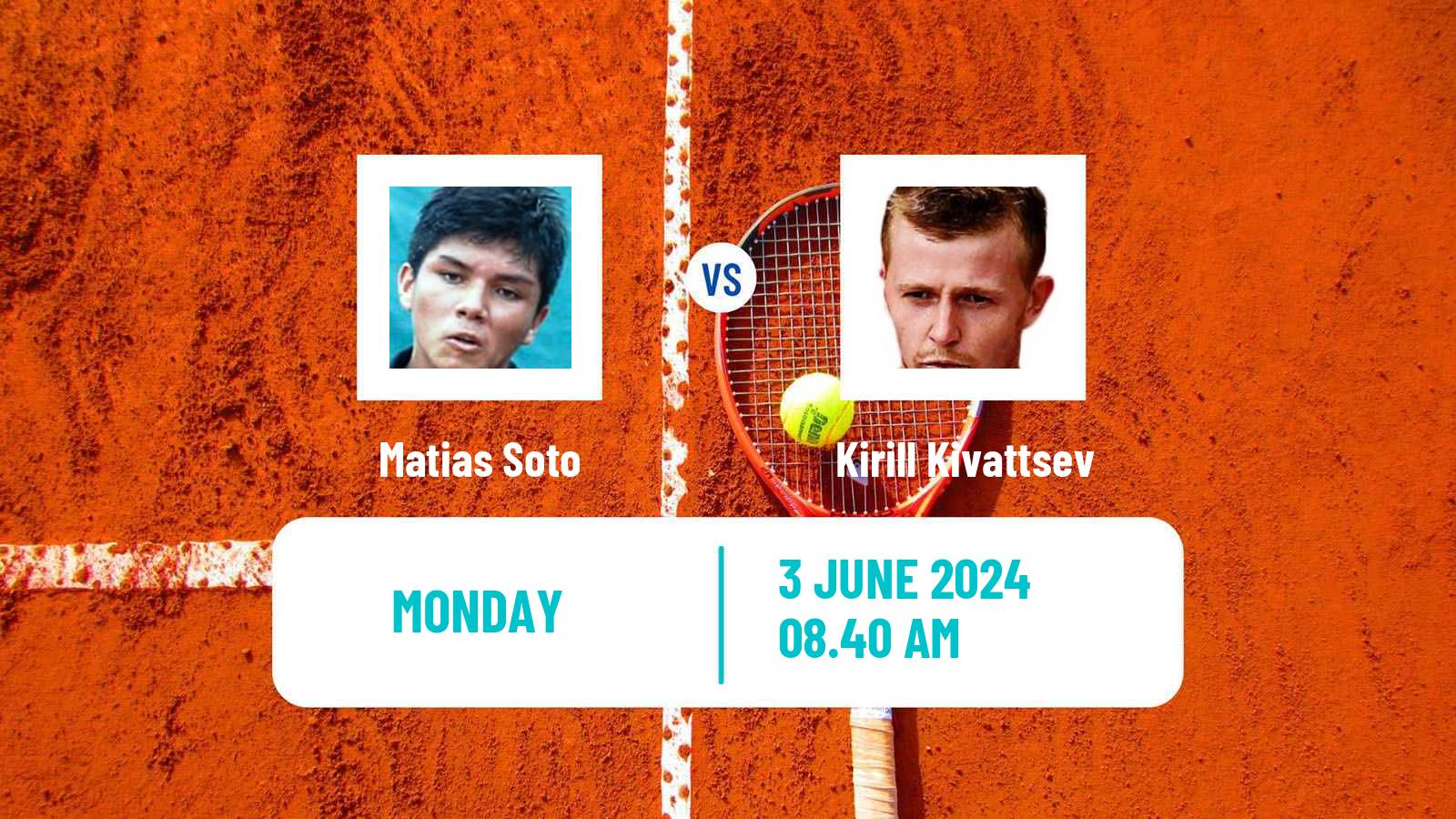 Tennis Prostejov Challenger Men Matias Soto - Kirill Kivattsev
