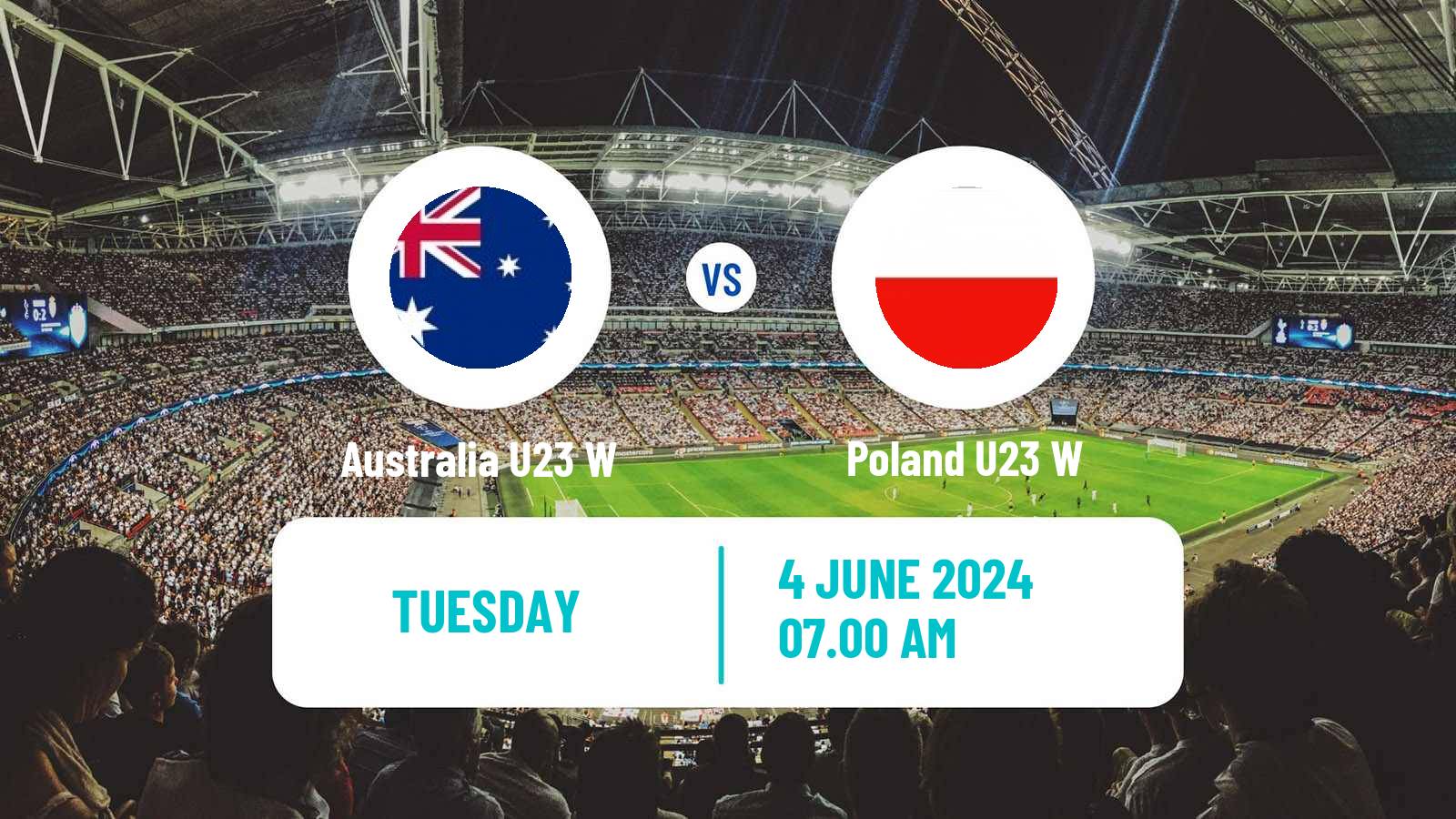 Football Friendly International Women Australia U23 W - Poland U23 W