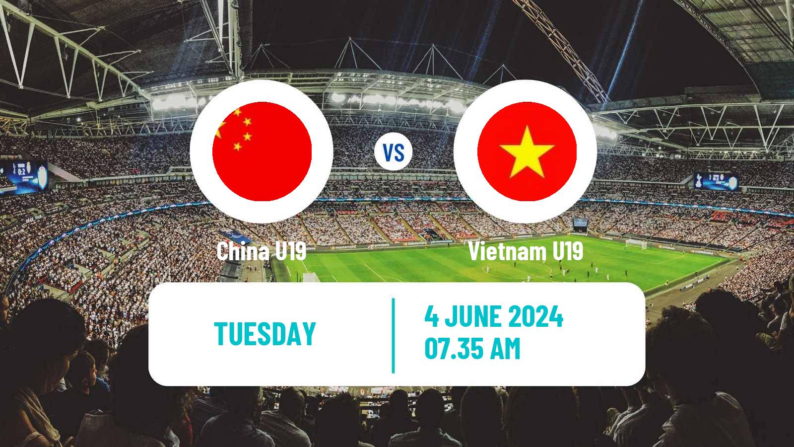 Soccer Friendly China U19 - Vietnam U19