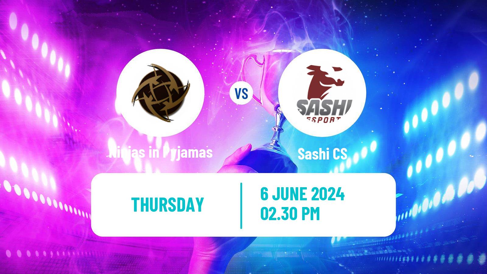Esports Counter Strike Yalla Compass Ninjas in Pyjamas - Sashi