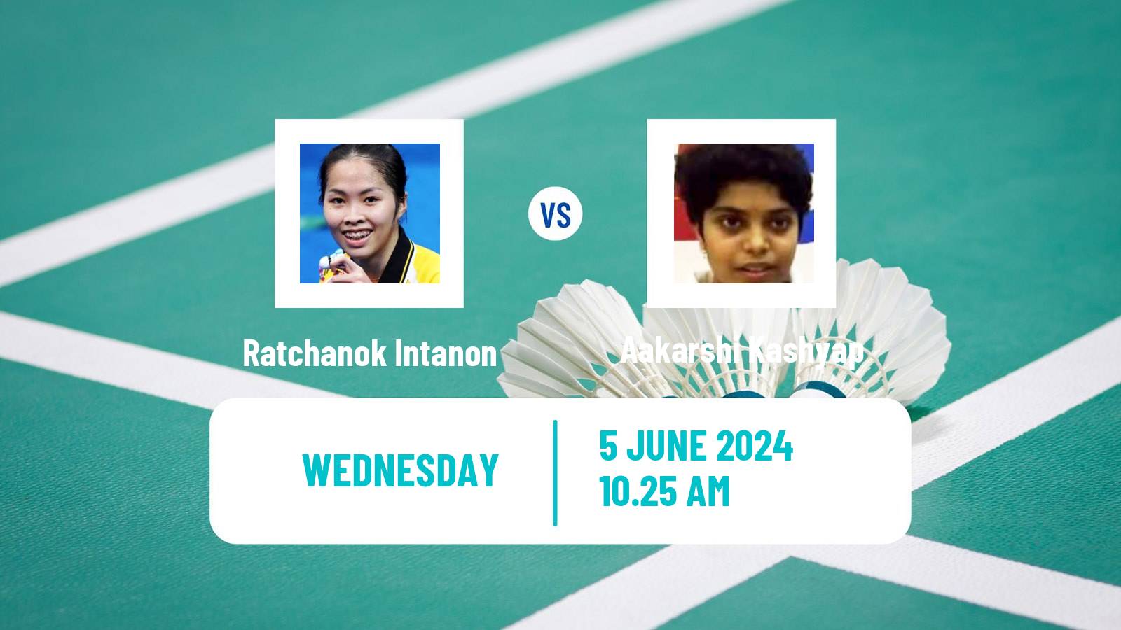 Badminton BWF World Tour Indonesia Open Women Ratchanok Intanon - Aakarshi Kashyap