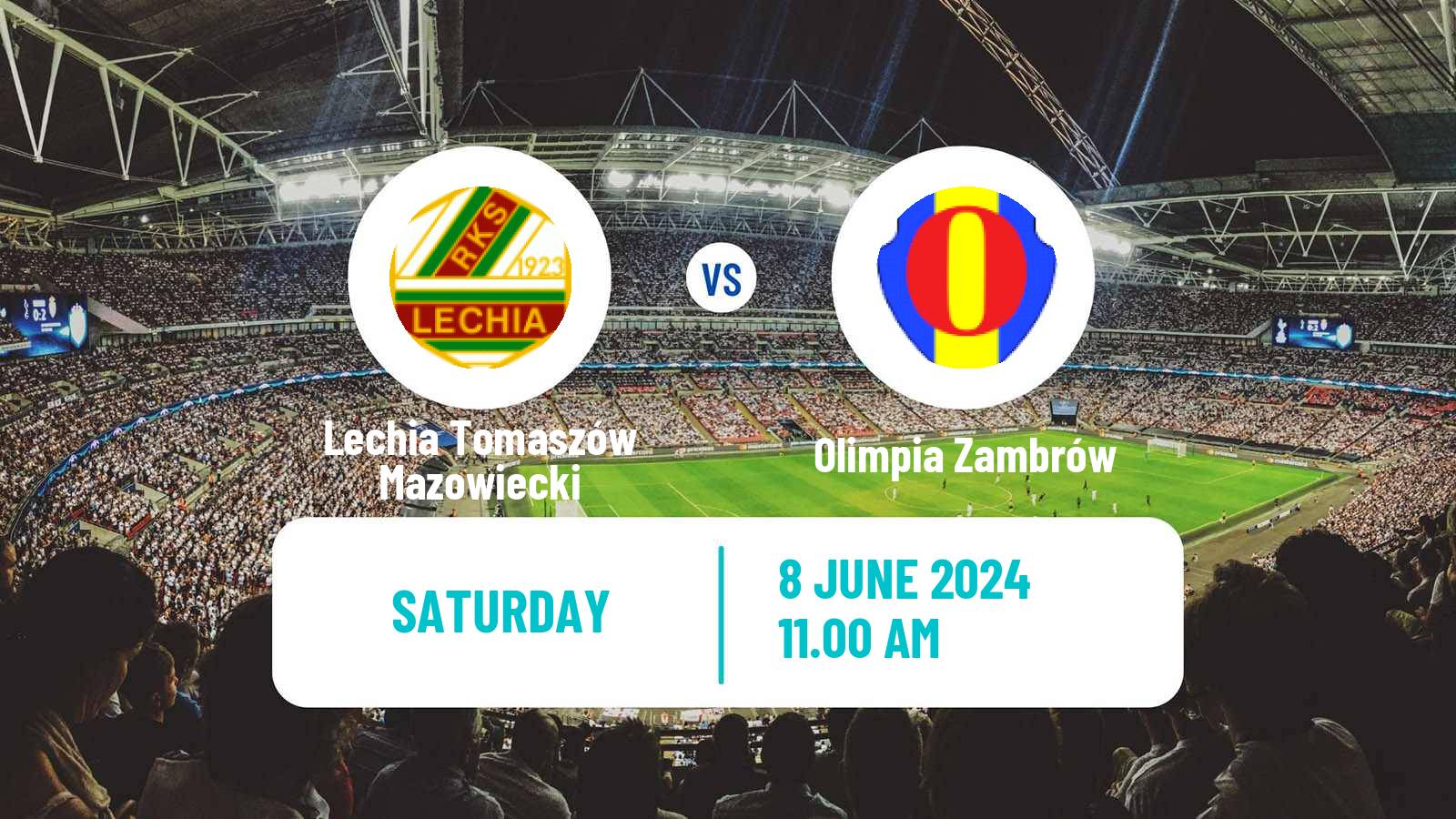 Football Polish Division 3 - Group I Lechia Tomaszów Mazowiecki - Olimpia Zambrów