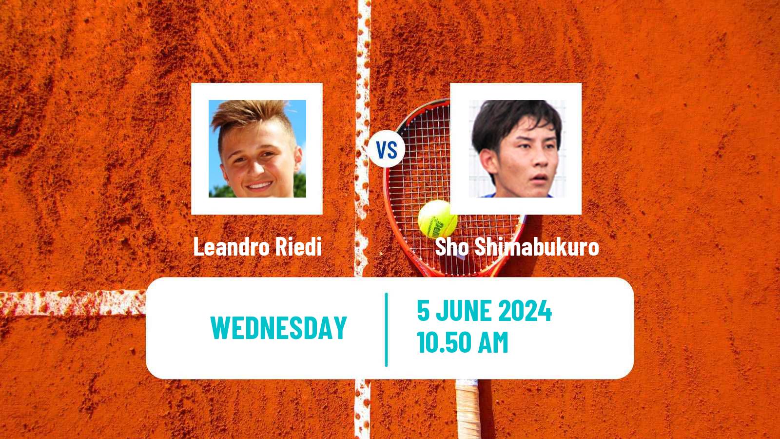 Tennis Surbiton Challenger Men Leandro Riedi - Sho Shimabukuro