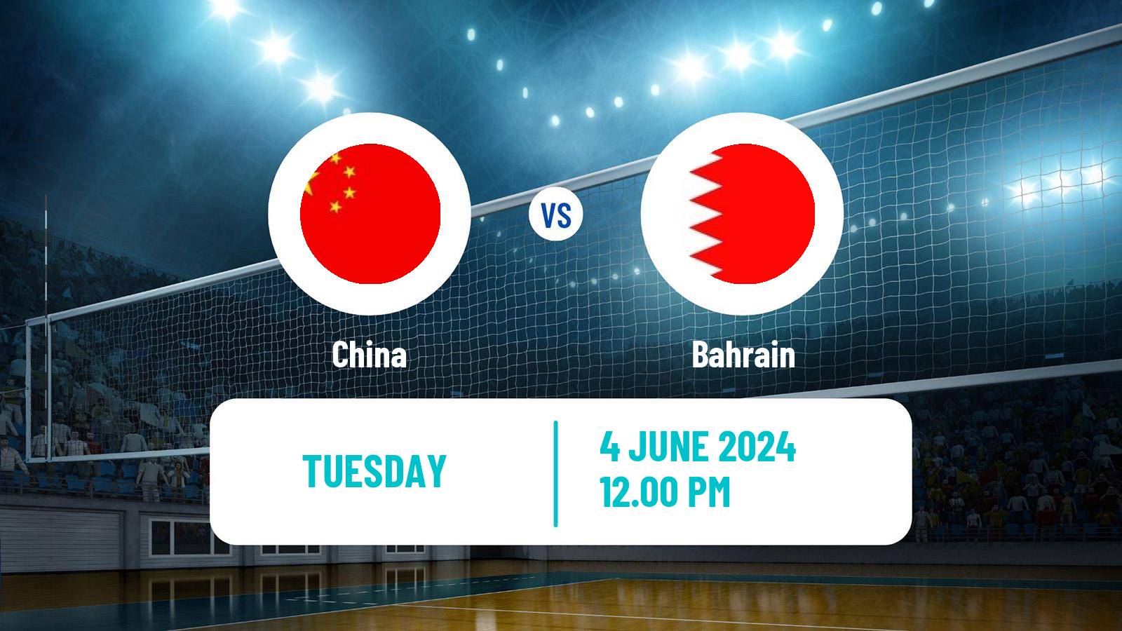Volleyball AVC Challenge Cup Volleyball China - Bahrain