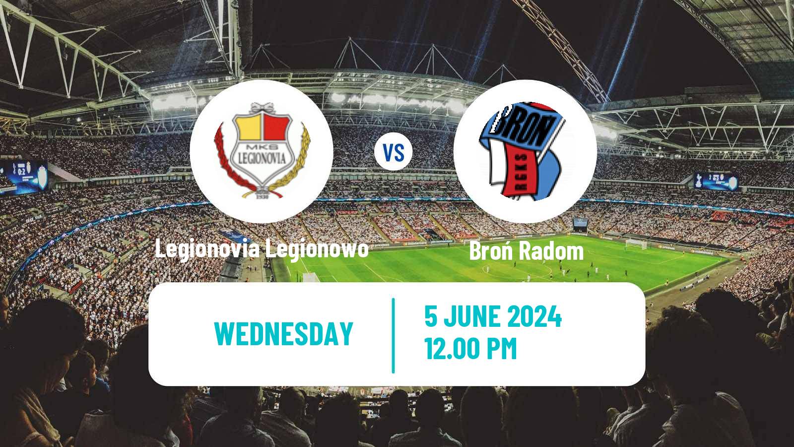 Football Polish Division 3 - Group I Legionovia Legionowo - Broń Radom