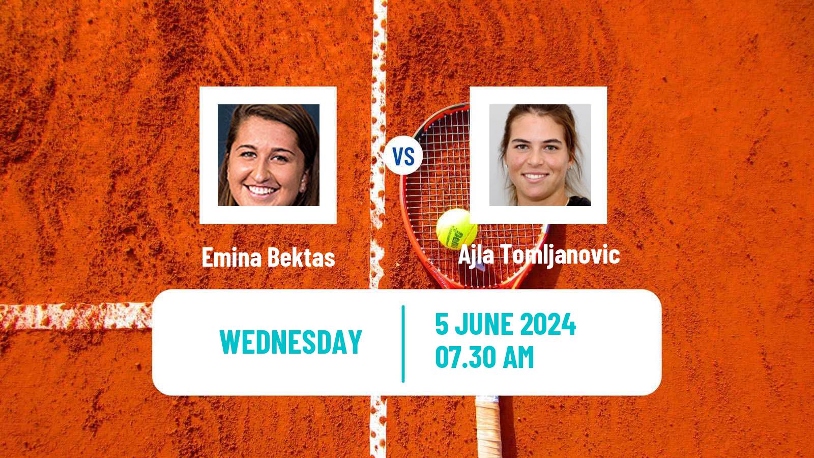 Tennis ITF W100 Surbiton Women Emina Bektas - Ajla Tomljanovic