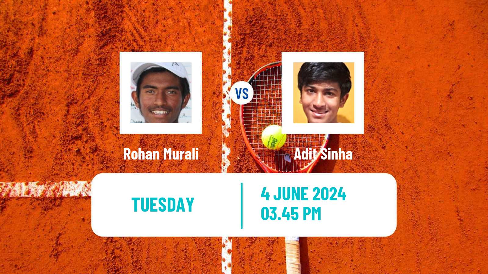 Tennis ITF M15 San Diego Ca 2 Men Rohan Murali - Adit Sinha
