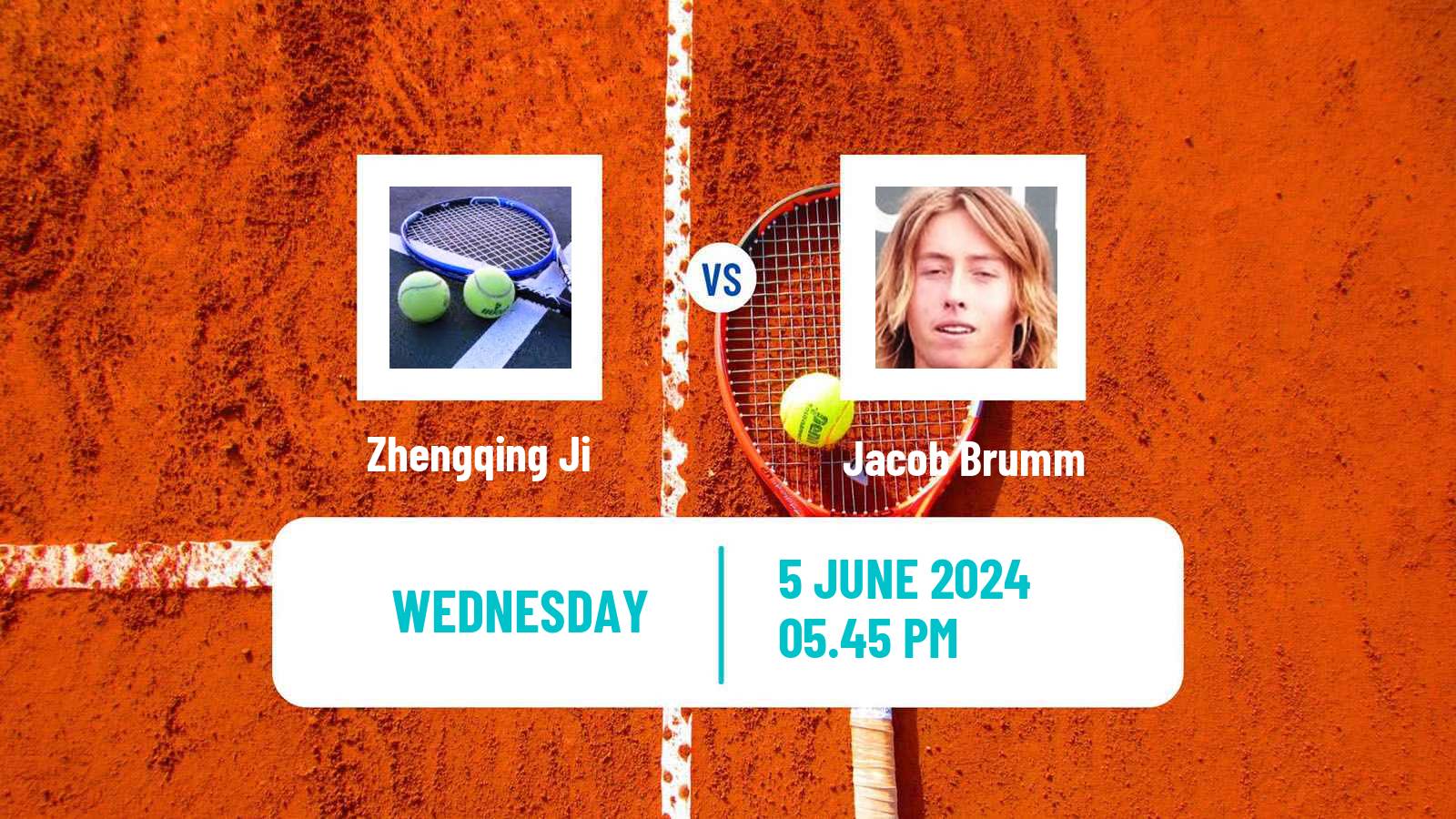 Tennis ITF M15 San Diego Ca 2 Men Zhengqing Ji - Jacob Brumm