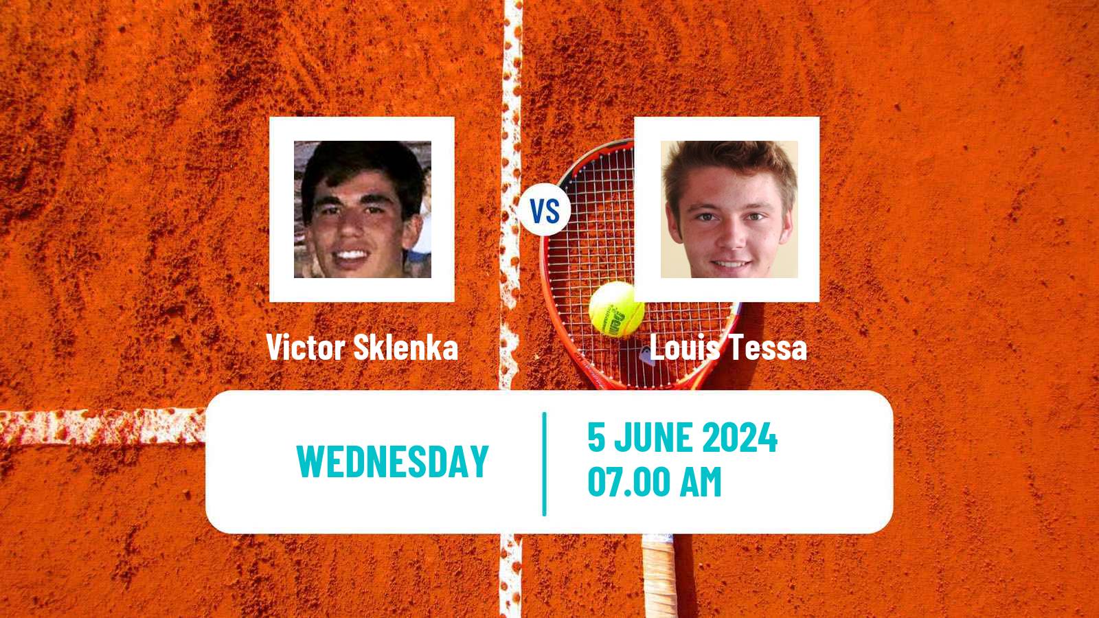 Tennis ITF M15 Monastir 23 Men Victor Sklenka - Louis Tessa