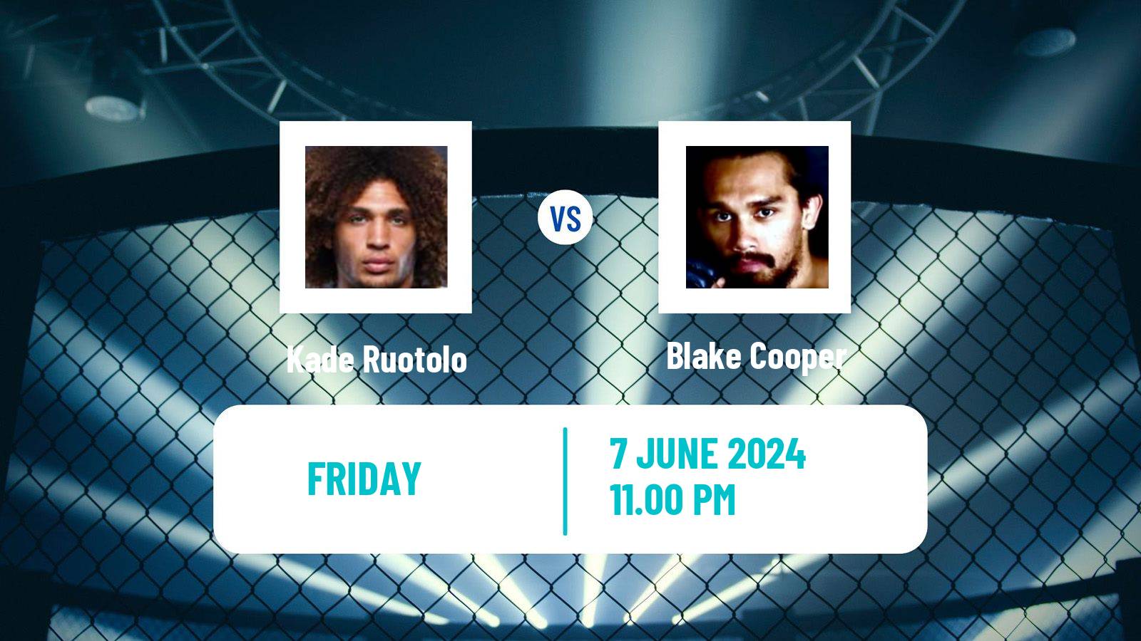 MMA Lightweight One Championship Men Kade Ruotolo - Blake Cooper