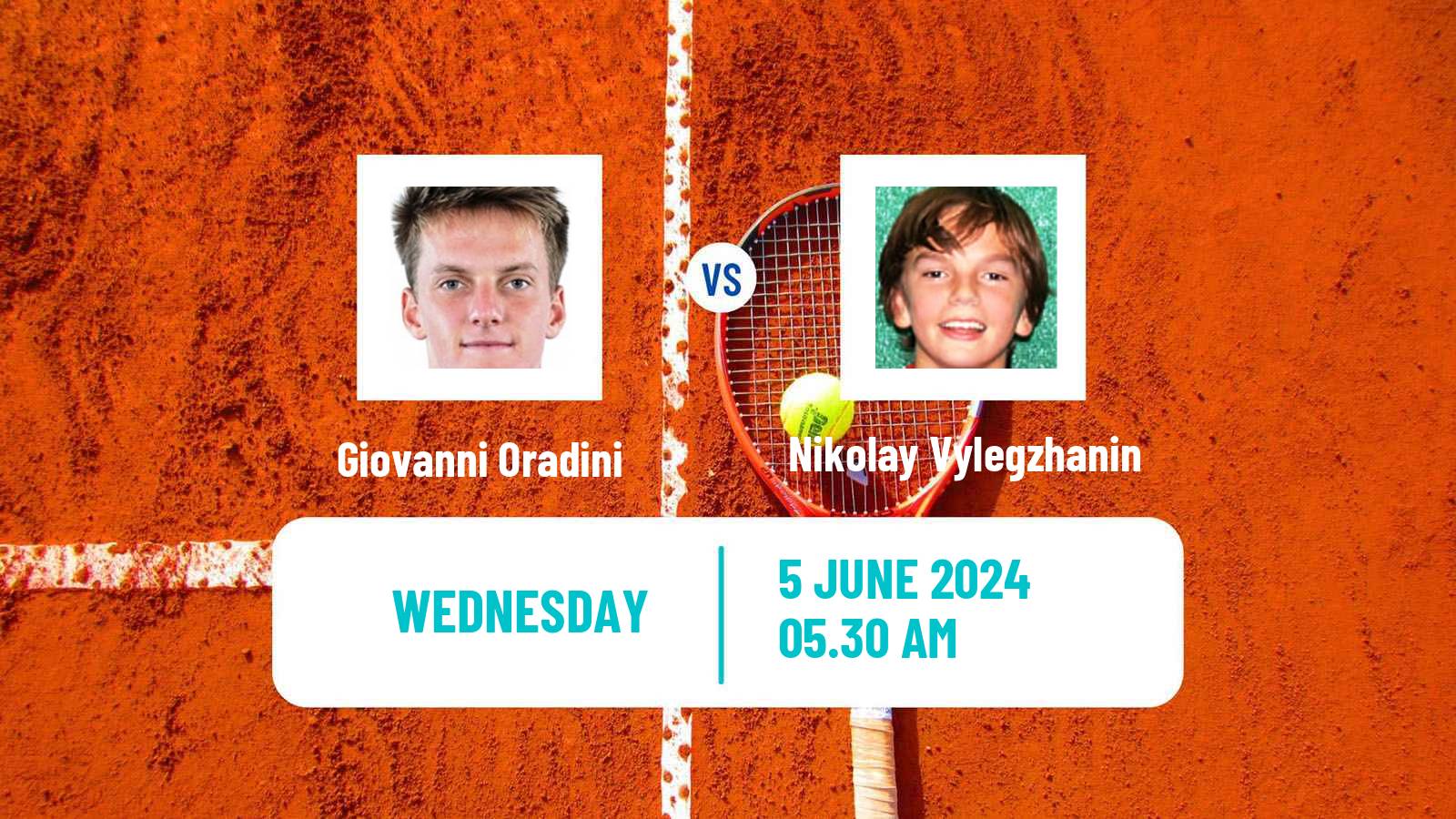 Tennis ITF M25 Grasse Men Giovanni Oradini - Nikolay Vylegzhanin
