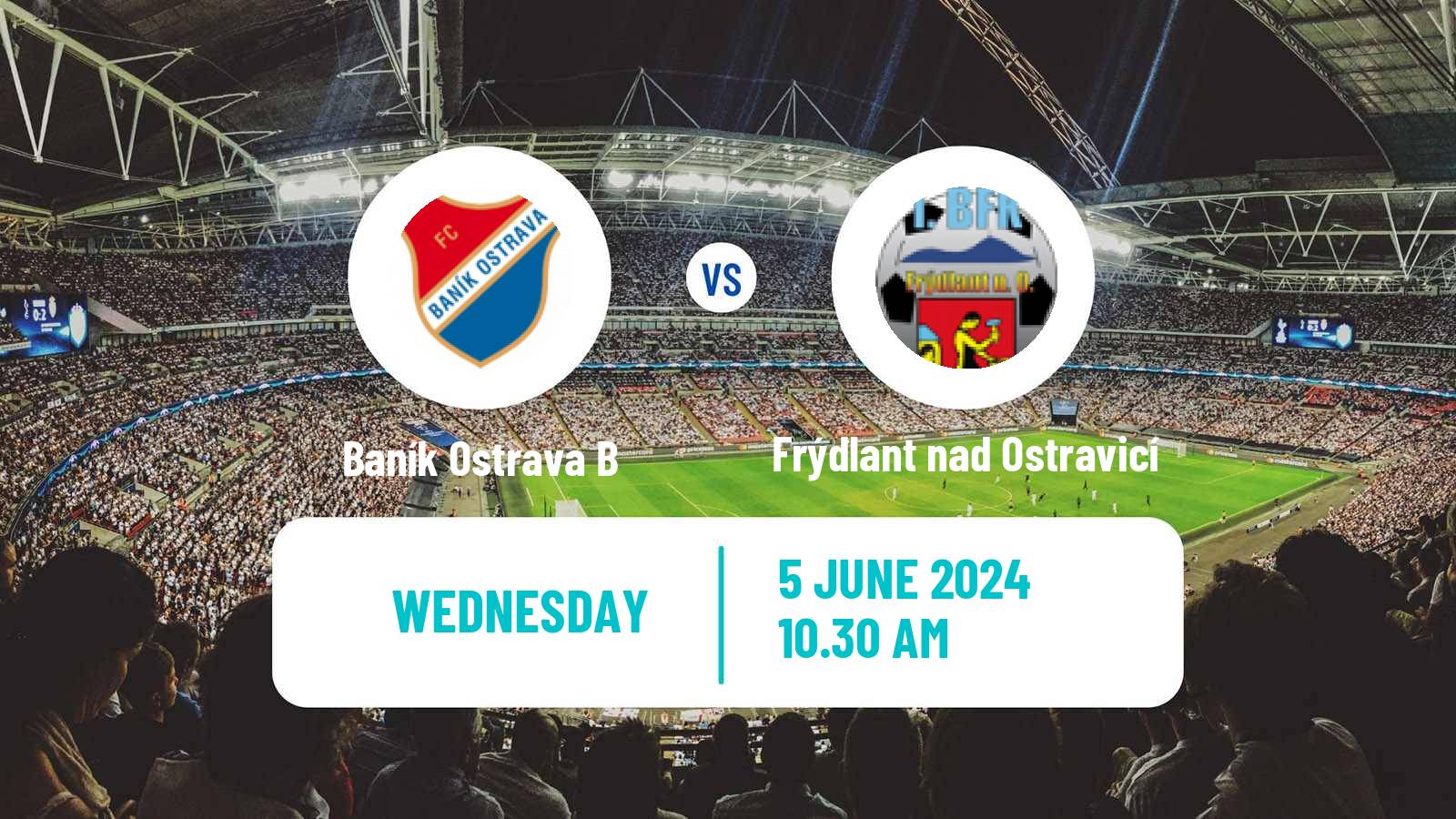 Soccer Czech MSFL Baník Ostrava B - Frýdlant nad Ostravicí