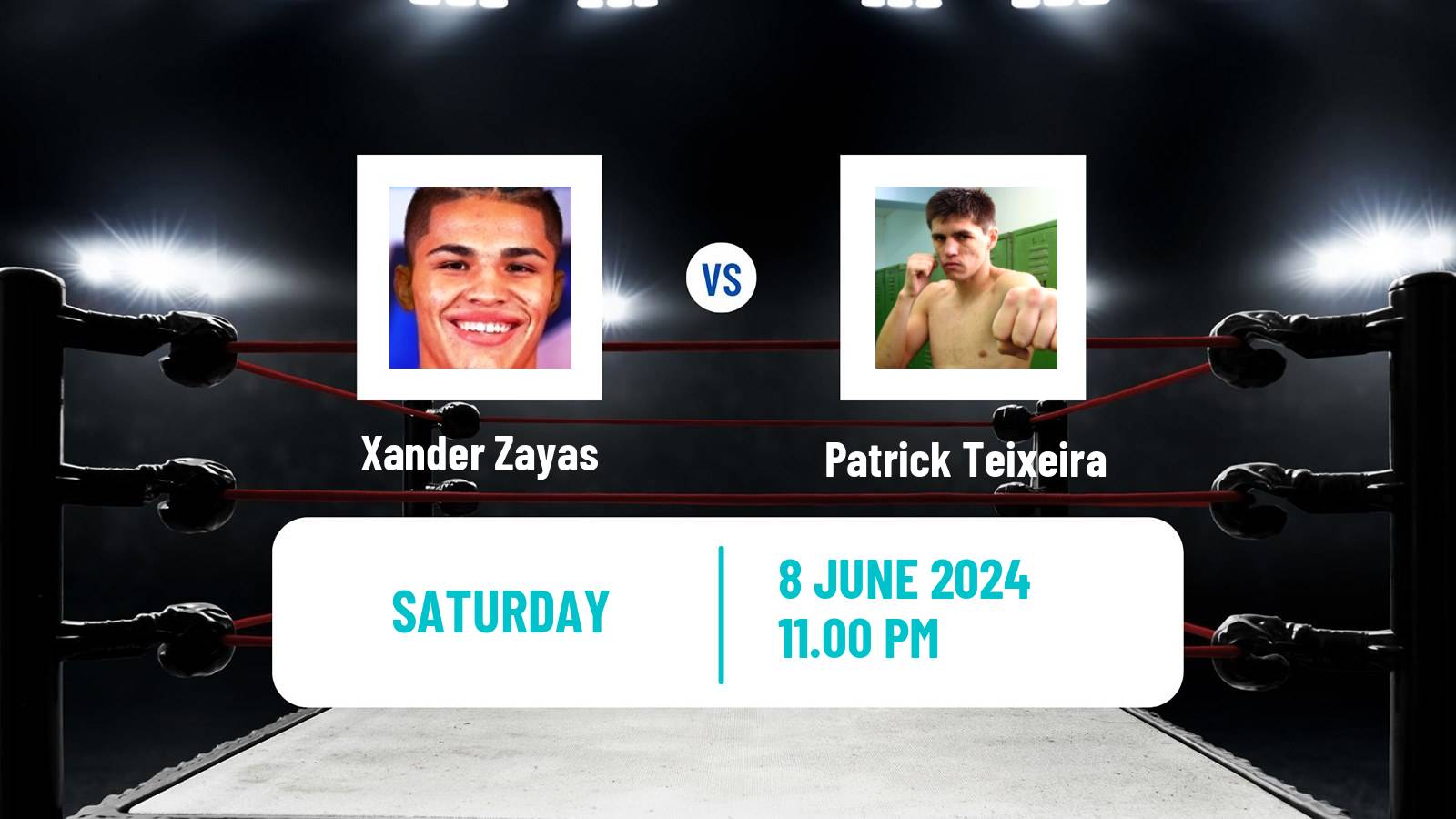 Boxing Super Welterweight Others Matches Men Xander Zayas - Patrick Teixeira