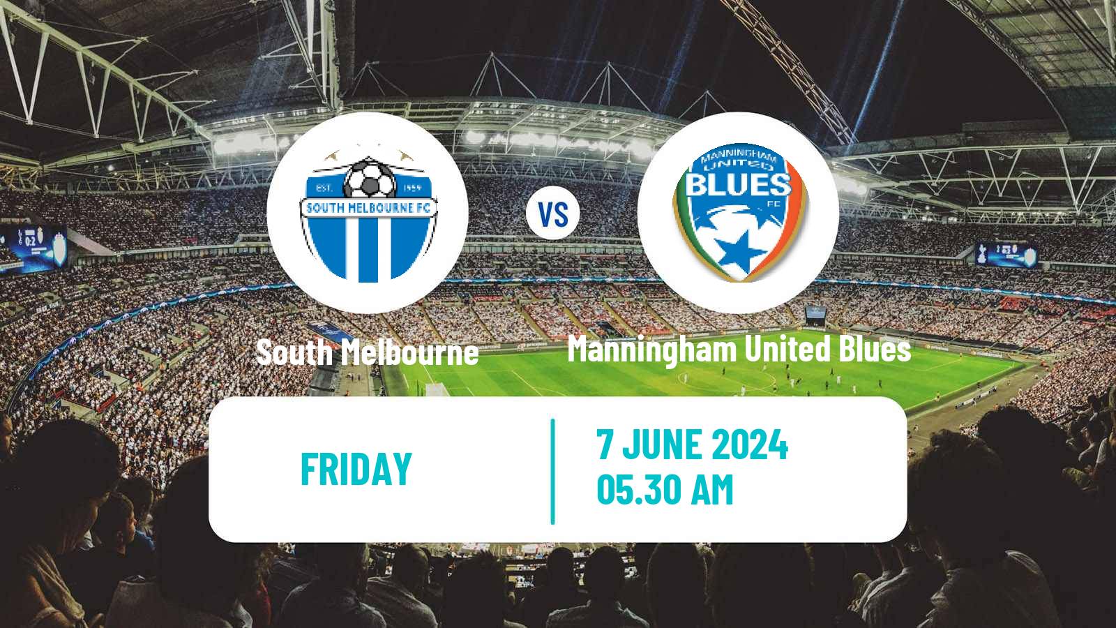 Soccer Australian NPL Victoria South Melbourne - Manningham United