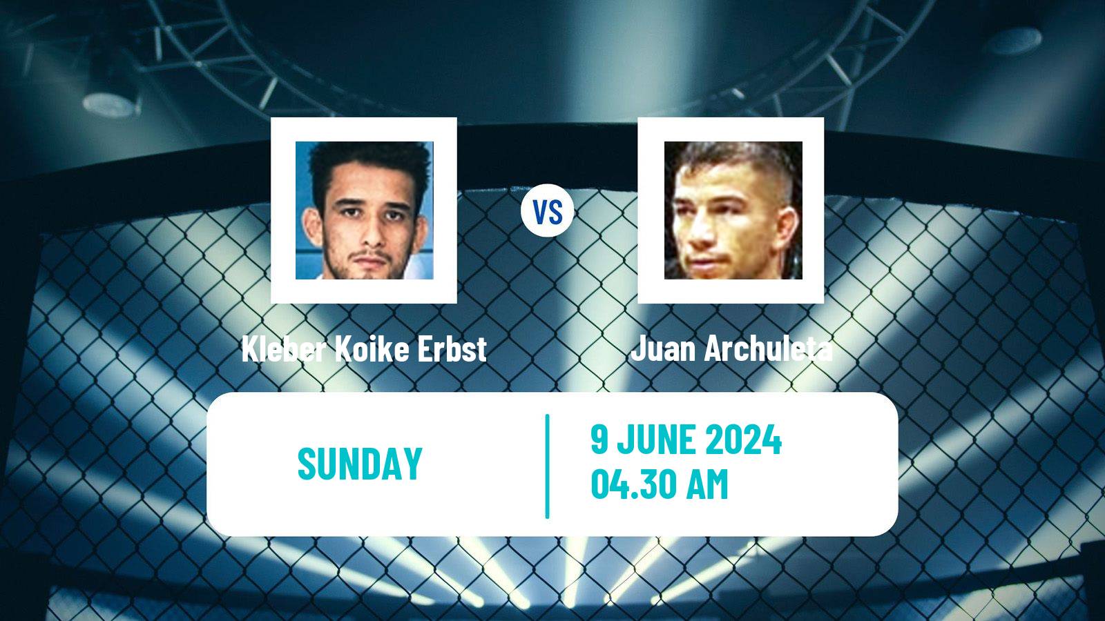 MMA Featherweight Rizin Men Kleber Koike Erbst - Juan Archuleta
