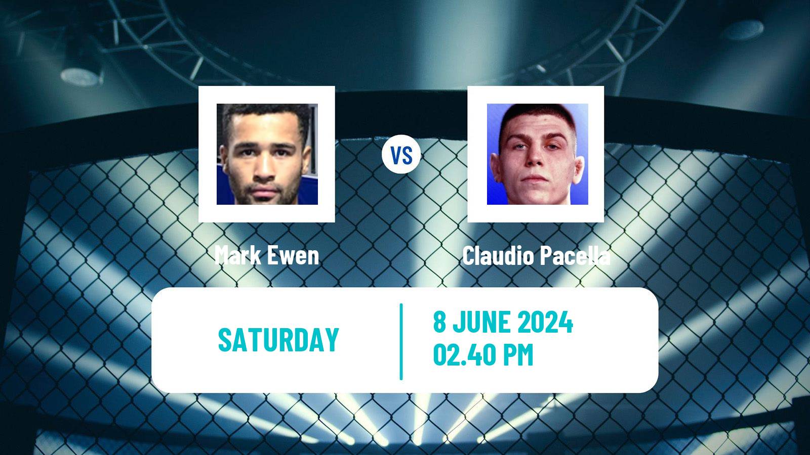 MMA Lightweight Pfl Men Mark Ewen - Claudio Pacella