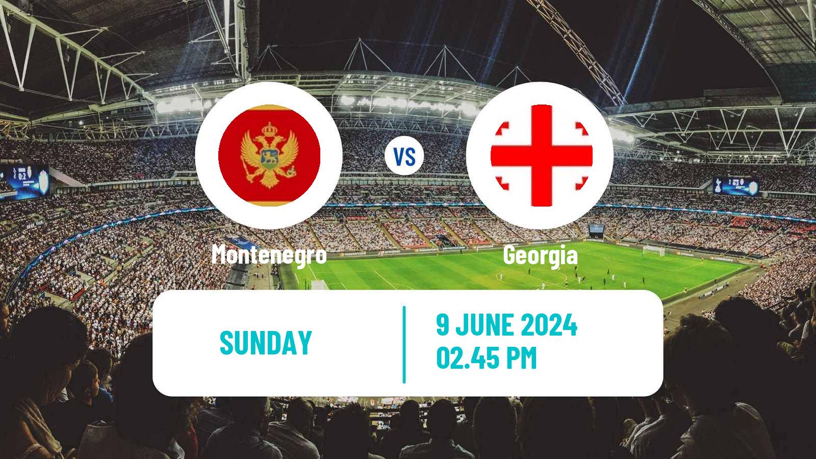 Soccer Friendly Montenegro - Georgia