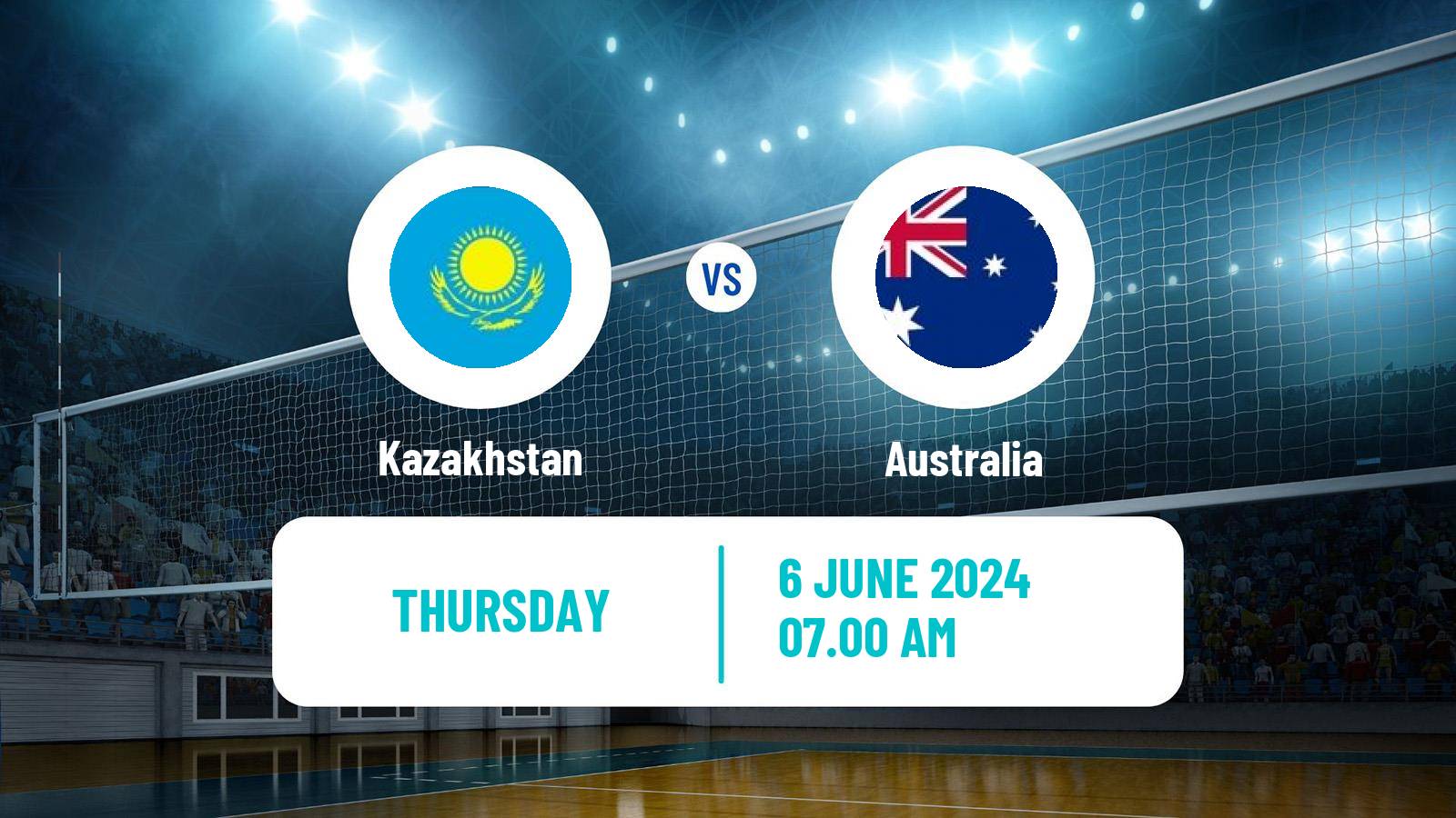 Volleyball AVC Challenge Cup Volleyball Kazakhstan - Australia