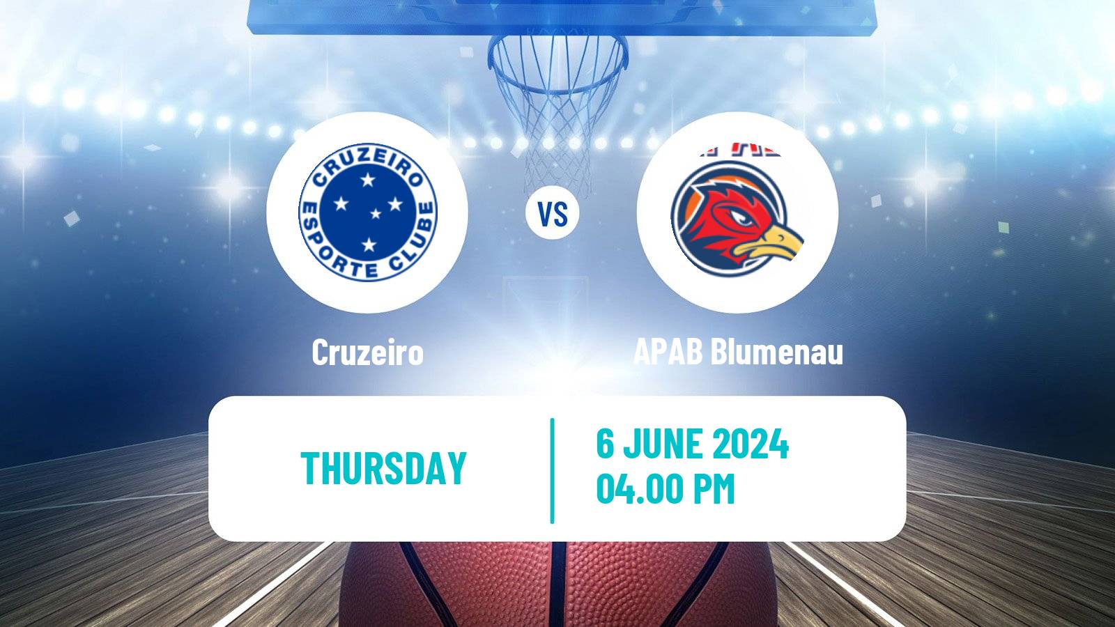 Basketball Brazilian CBB Basketball Cruzeiro - APAB Blumenau