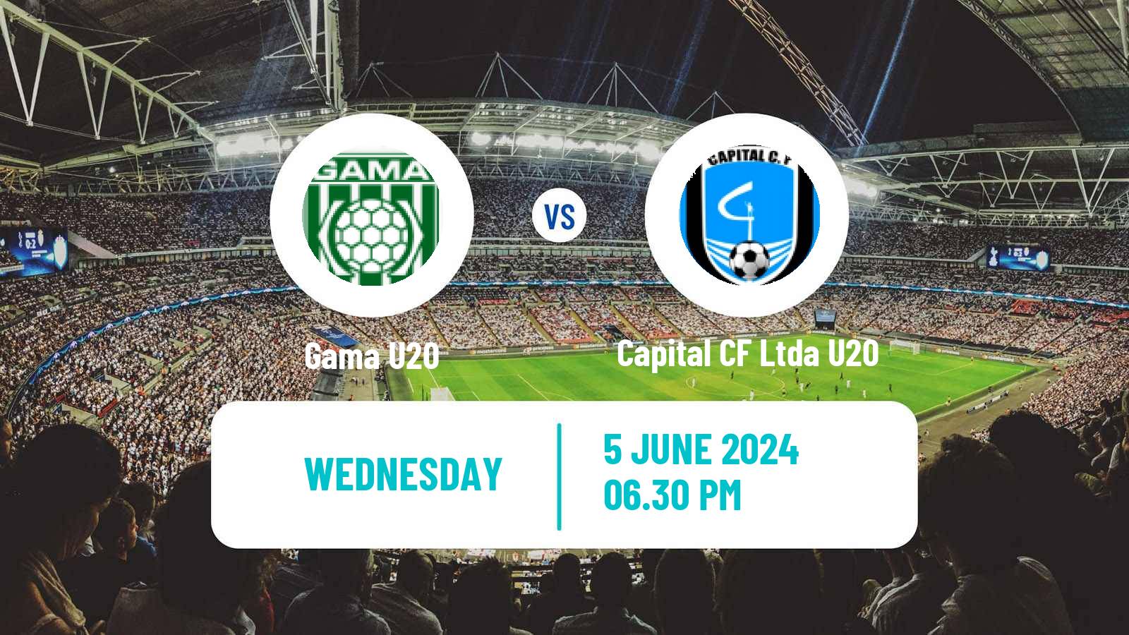 Soccer Brazilian Brasiliense U20 Gama U20 - Capital CF Ltda U20