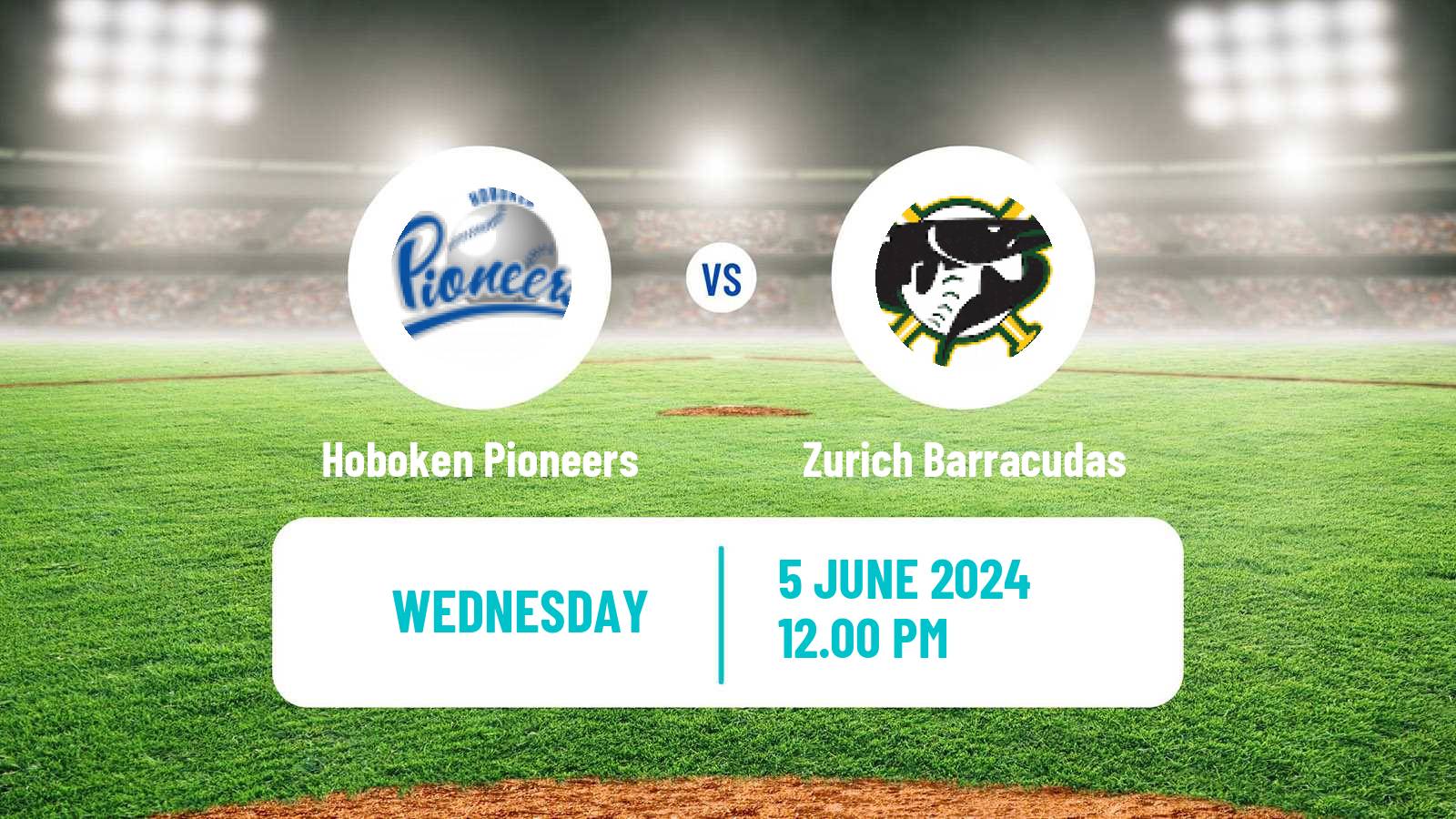 Baseball  Federations Cup Baseball Hoboken Pioneers - Zurich Barracudas