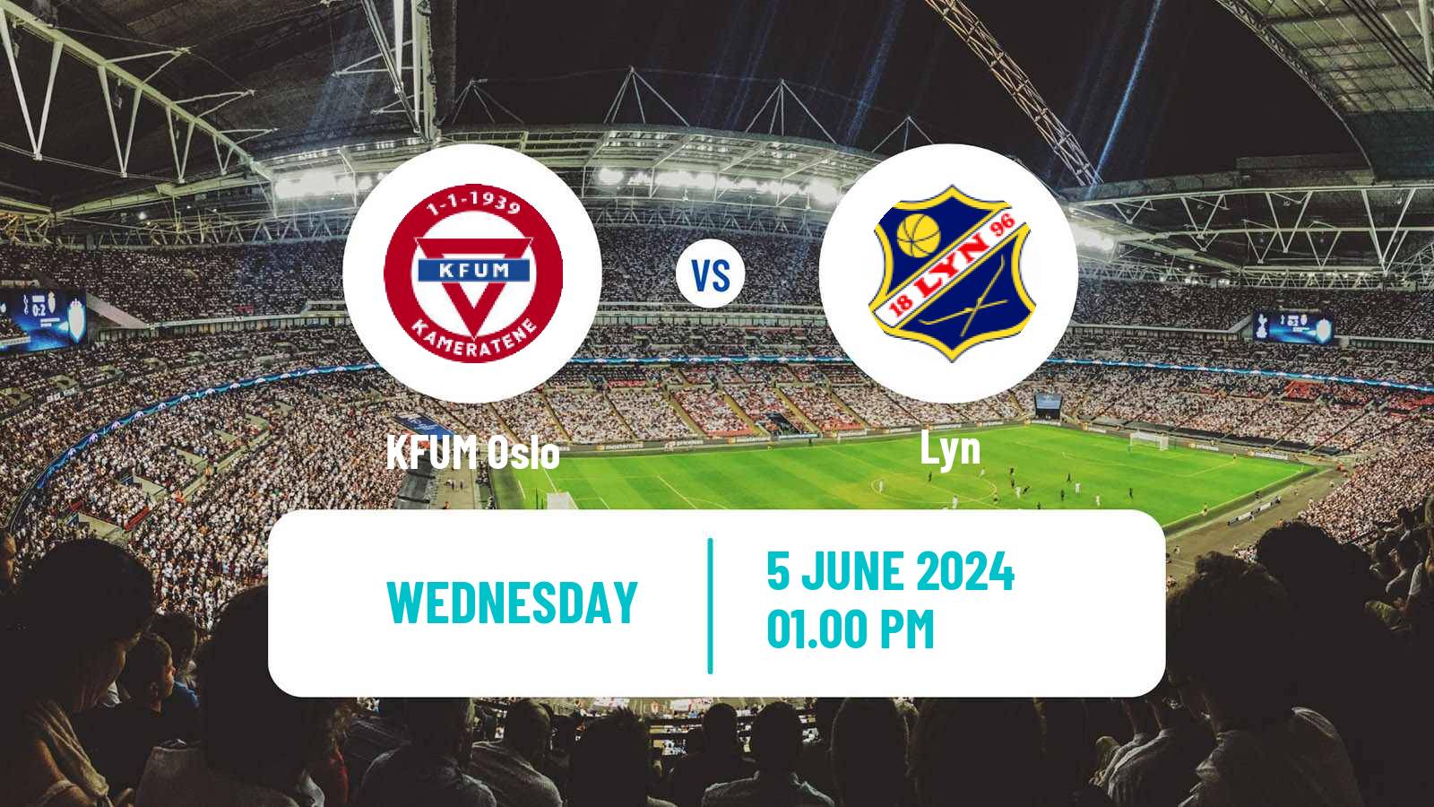 Soccer Norwegian Cup Women KFUM Oslo - Lyn