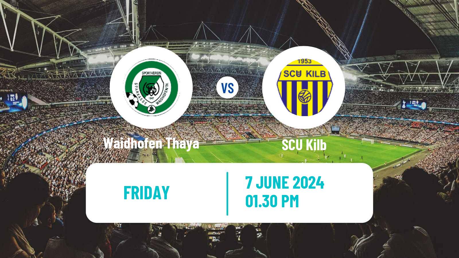Soccer Austrian Landesliga Niederosterreich Waidhofen Thaya - SCU Kilb