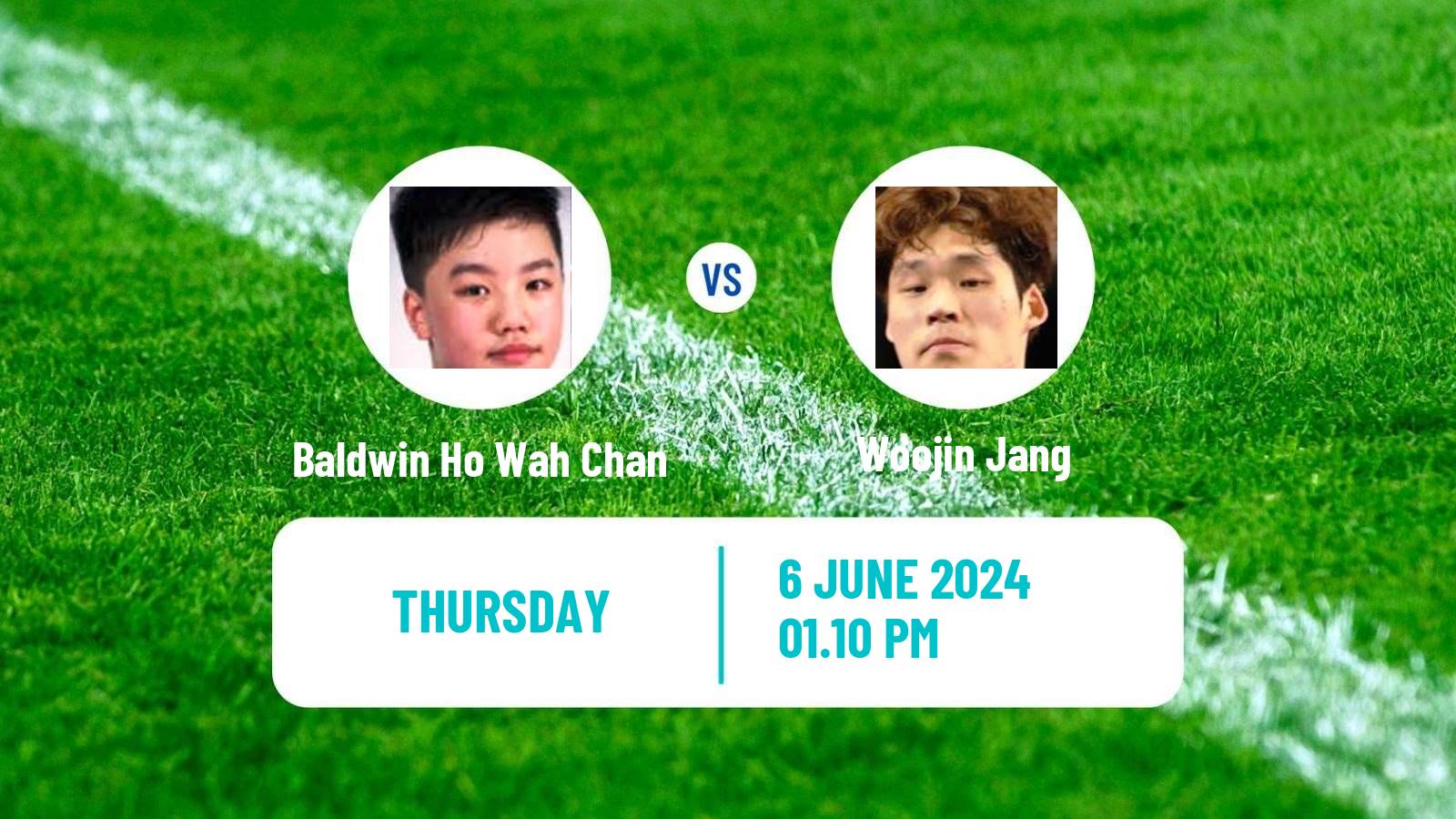 Table tennis Wtt Contender Zagreb Men Baldwin Ho Wah Chan - Woojin Jang